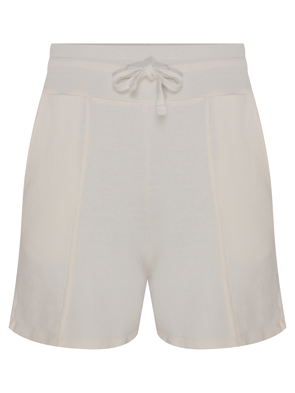 Bermuda Moletom Recortes Off White