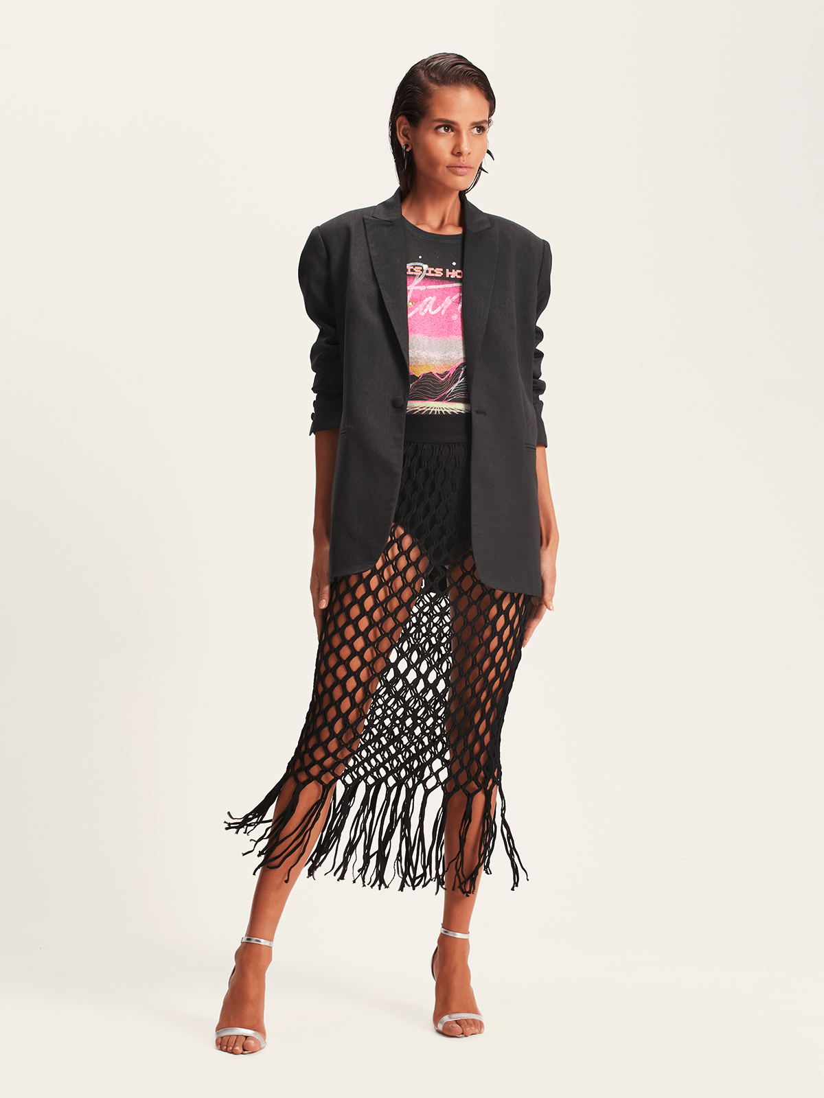Saia Midi Isis Black