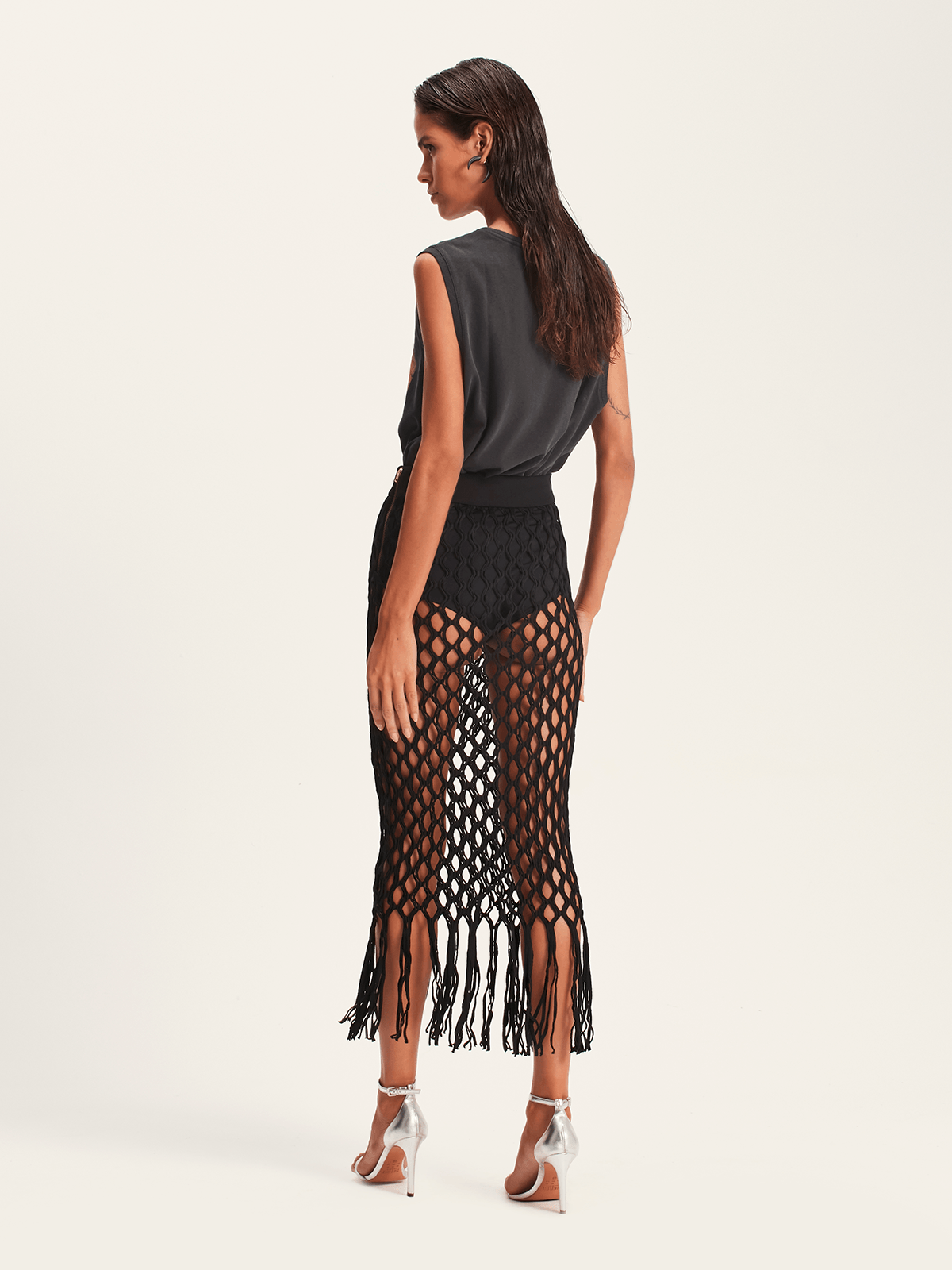 Saia Midi Isis Black