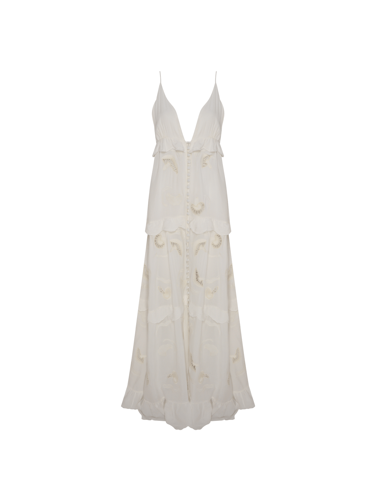 Vestido Longo Fond Off White Vestido Longo Fond Off White