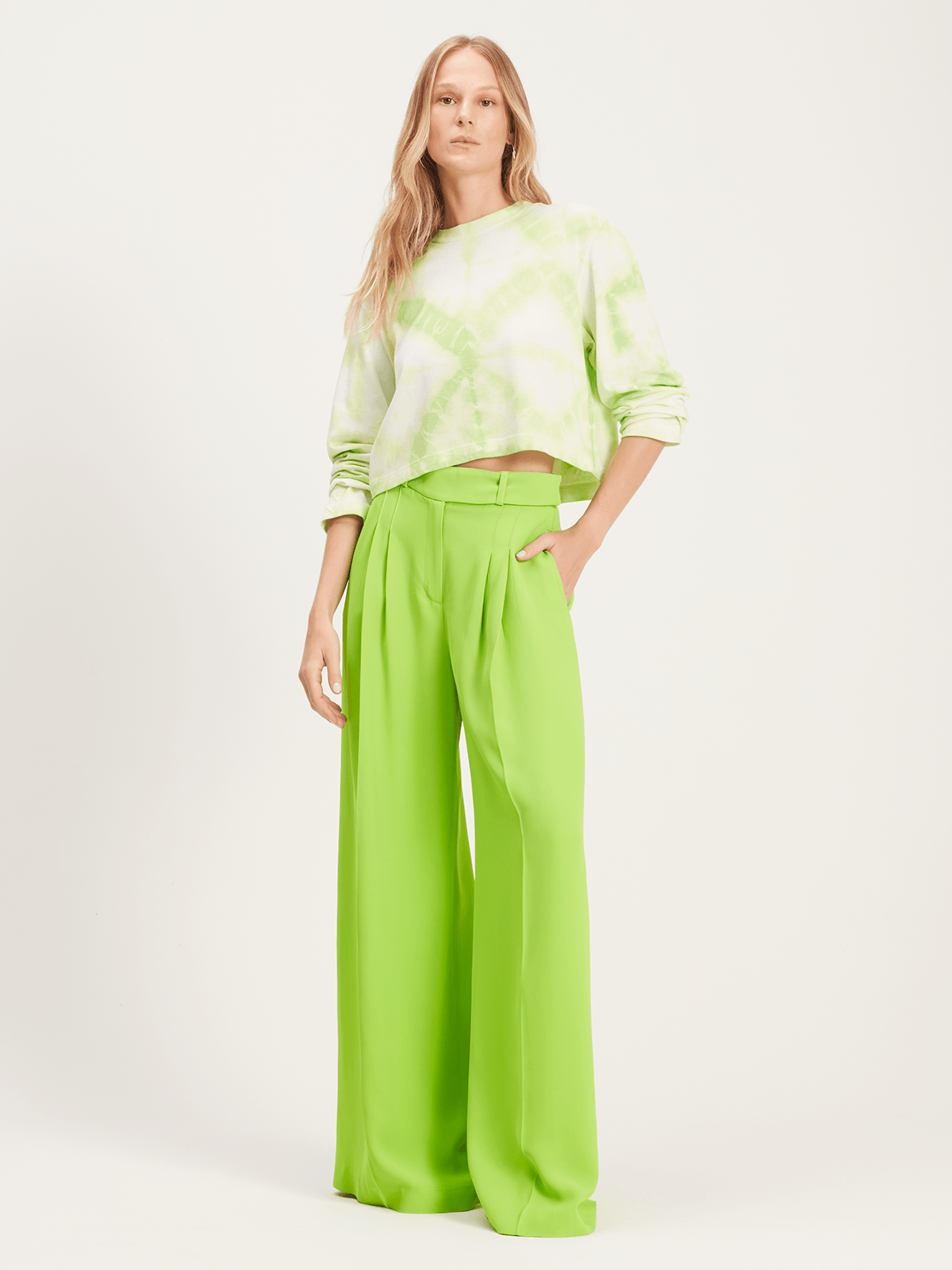 Calça Pantalona Lola Jasmine Green