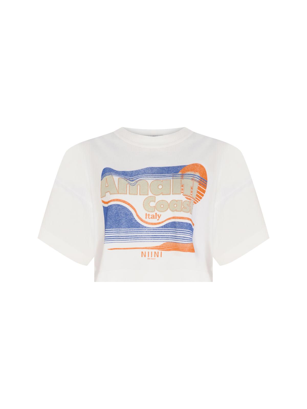 T-Shirt Cropped Amalfi Off T-Shirt Cropped Amalfi Off