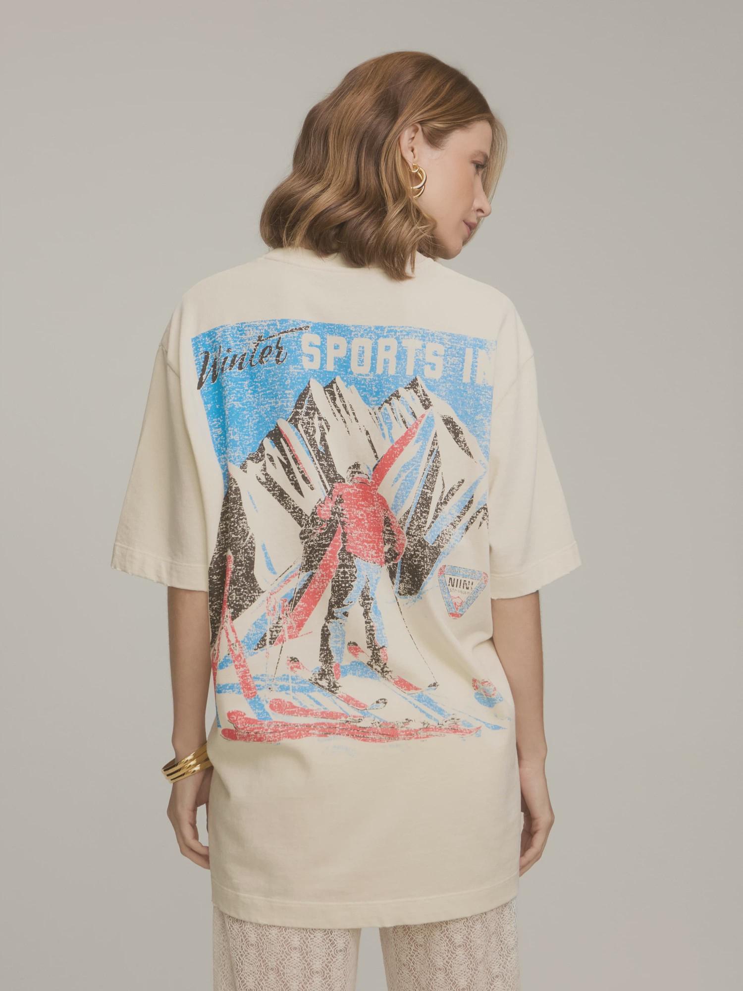 T-Shirt Oversized Coolest Off White T-Shirt Oversized Coolest Off White