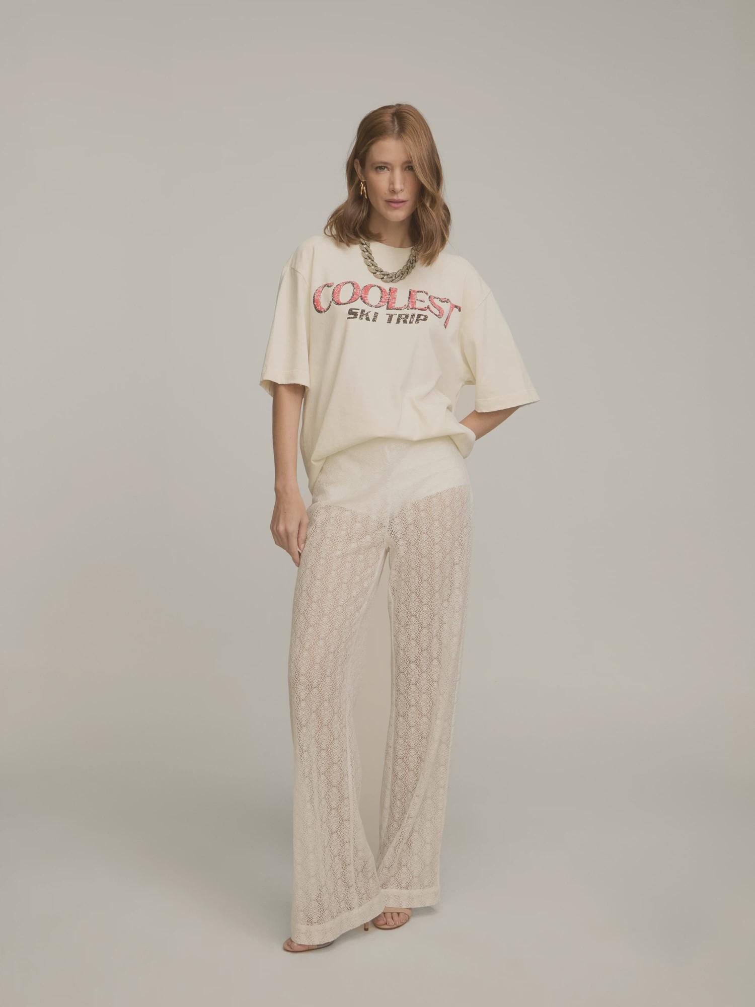 T-Shirt Oversized Coolest Off White T-Shirt Oversized Coolest Off White