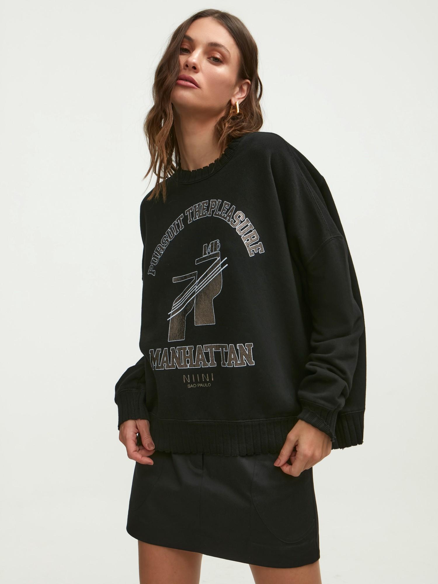 Moletom Vintage 77 Black Moletom Vintage 77 Black
