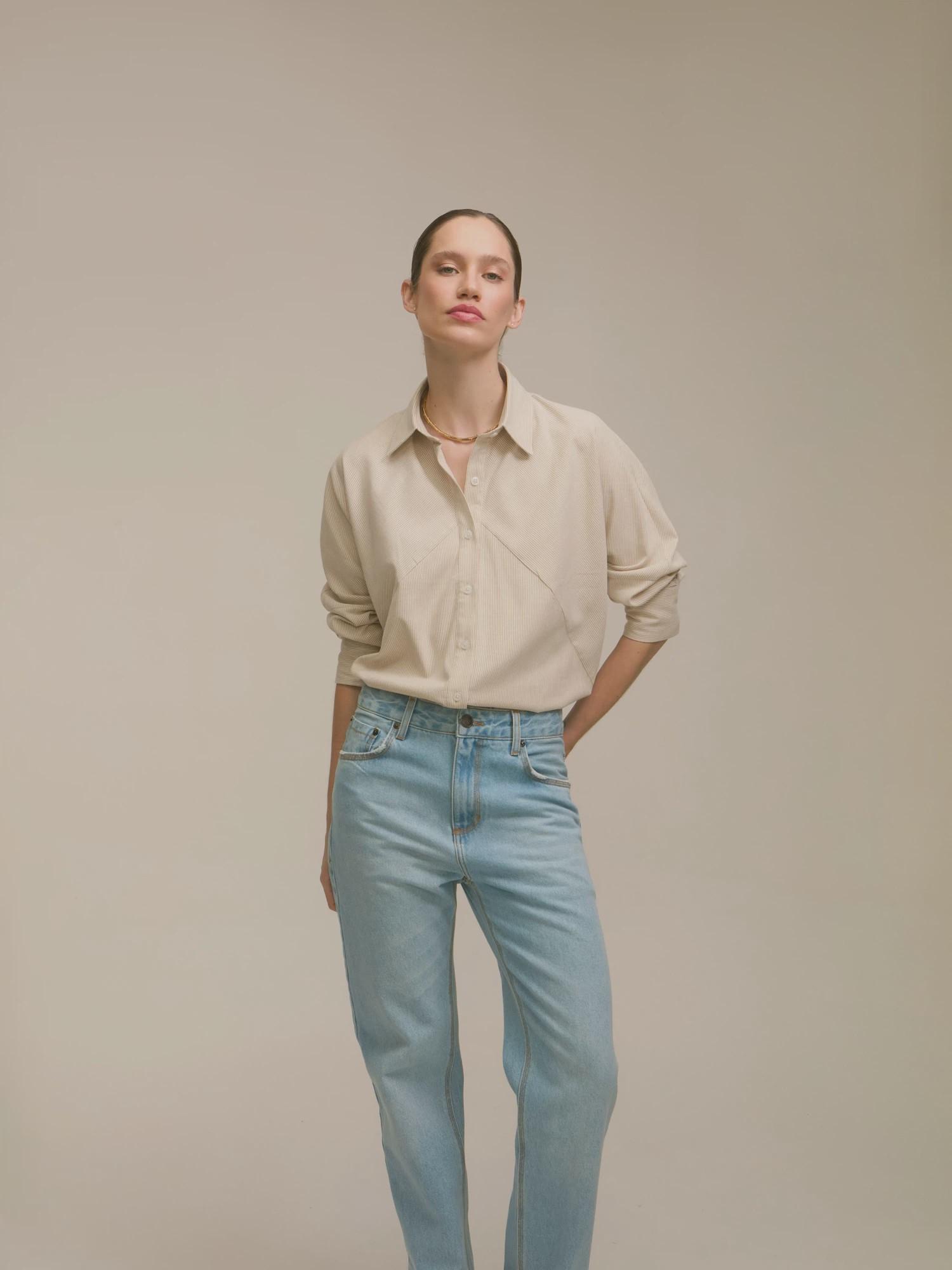 Camisa Luz Beige