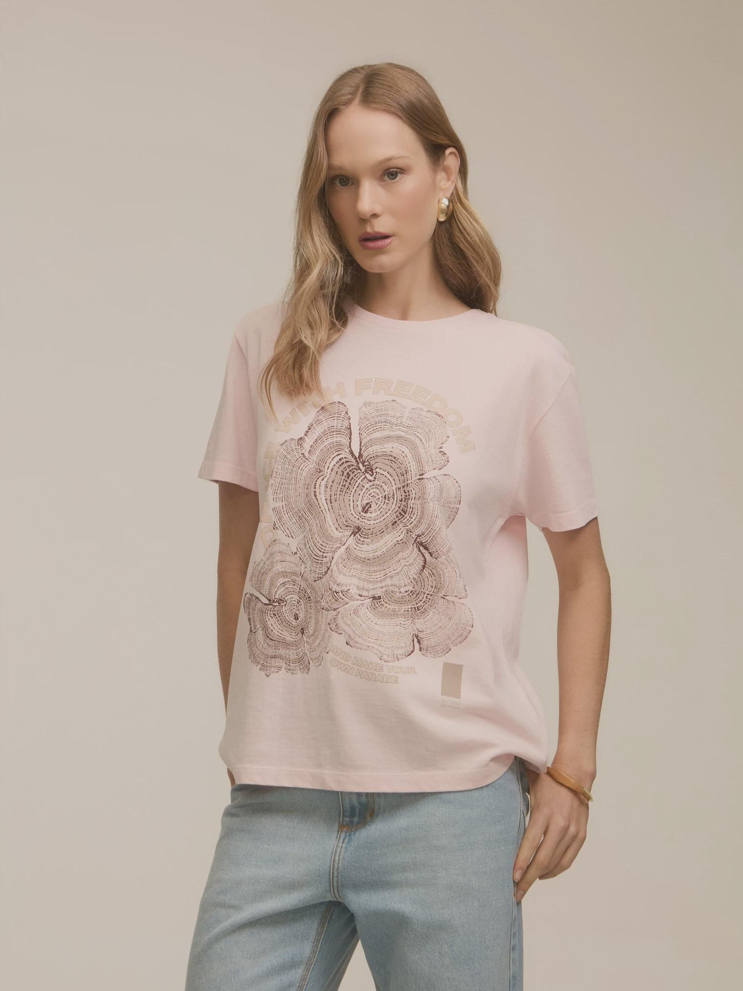 T-Shirt Freedom Light Pink T-Shirt Freedom Light Pink
