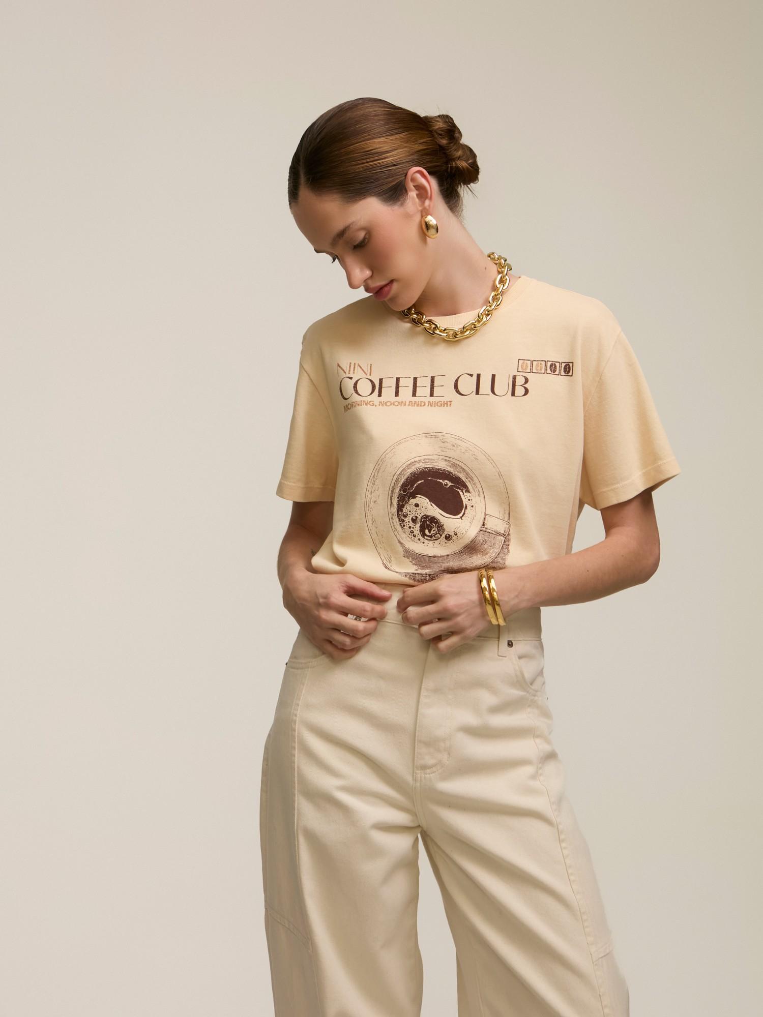 T-Shirt Coffee Beige T-Shirt Coffee Beige