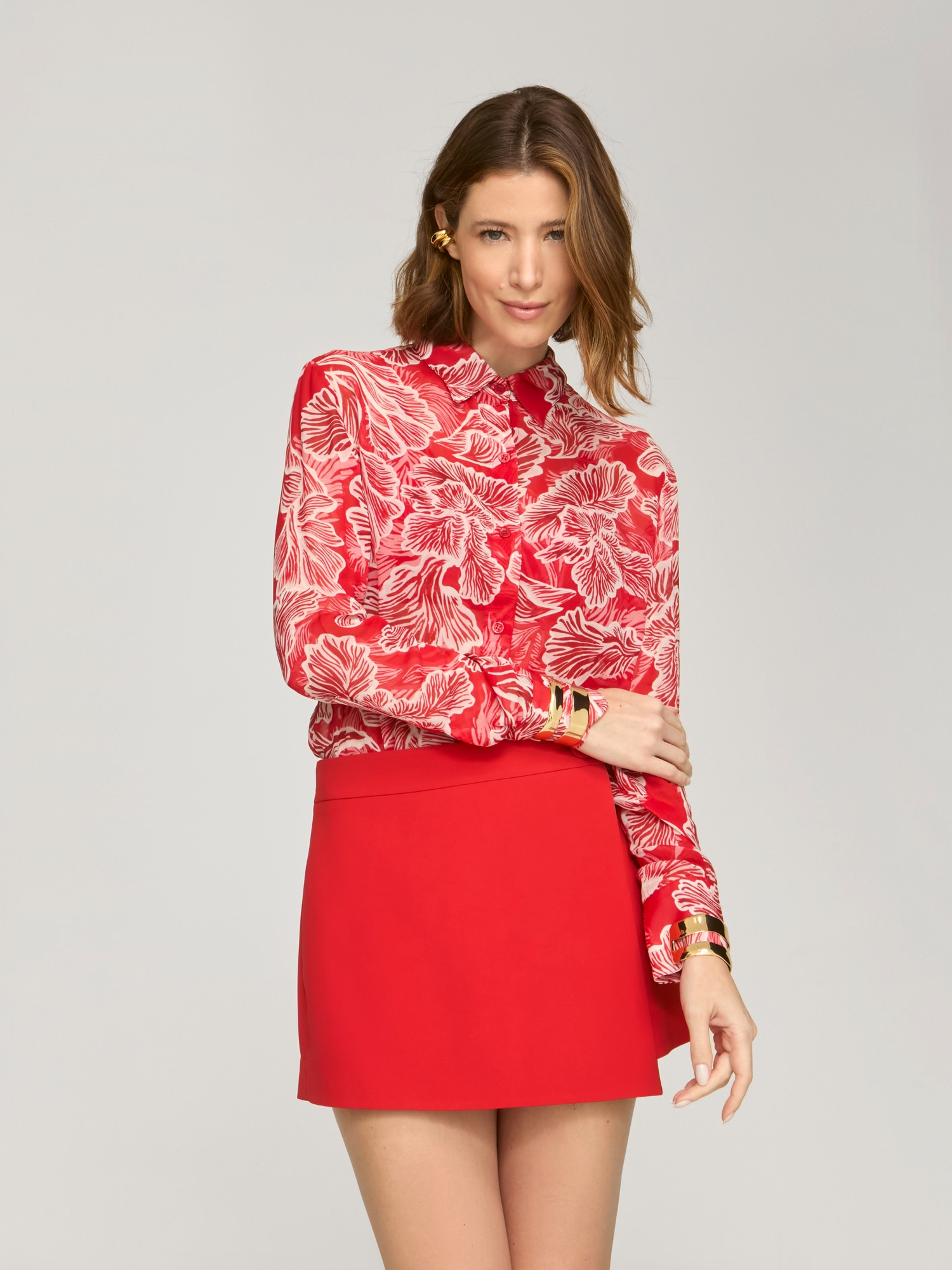 Short Saia Noelle Red
