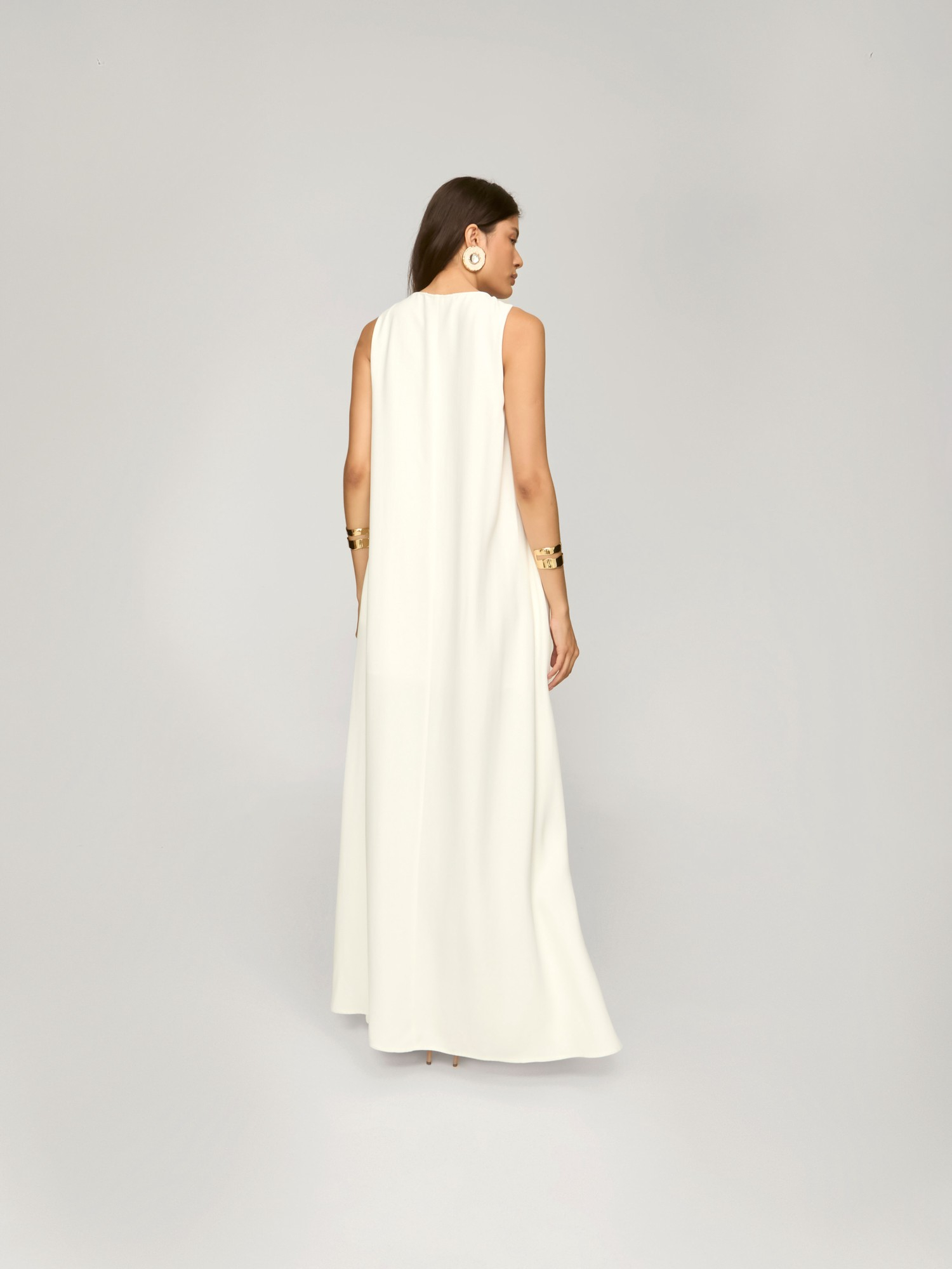Vestido Longo Gaia Off White Vestido Longo Gaia Off White