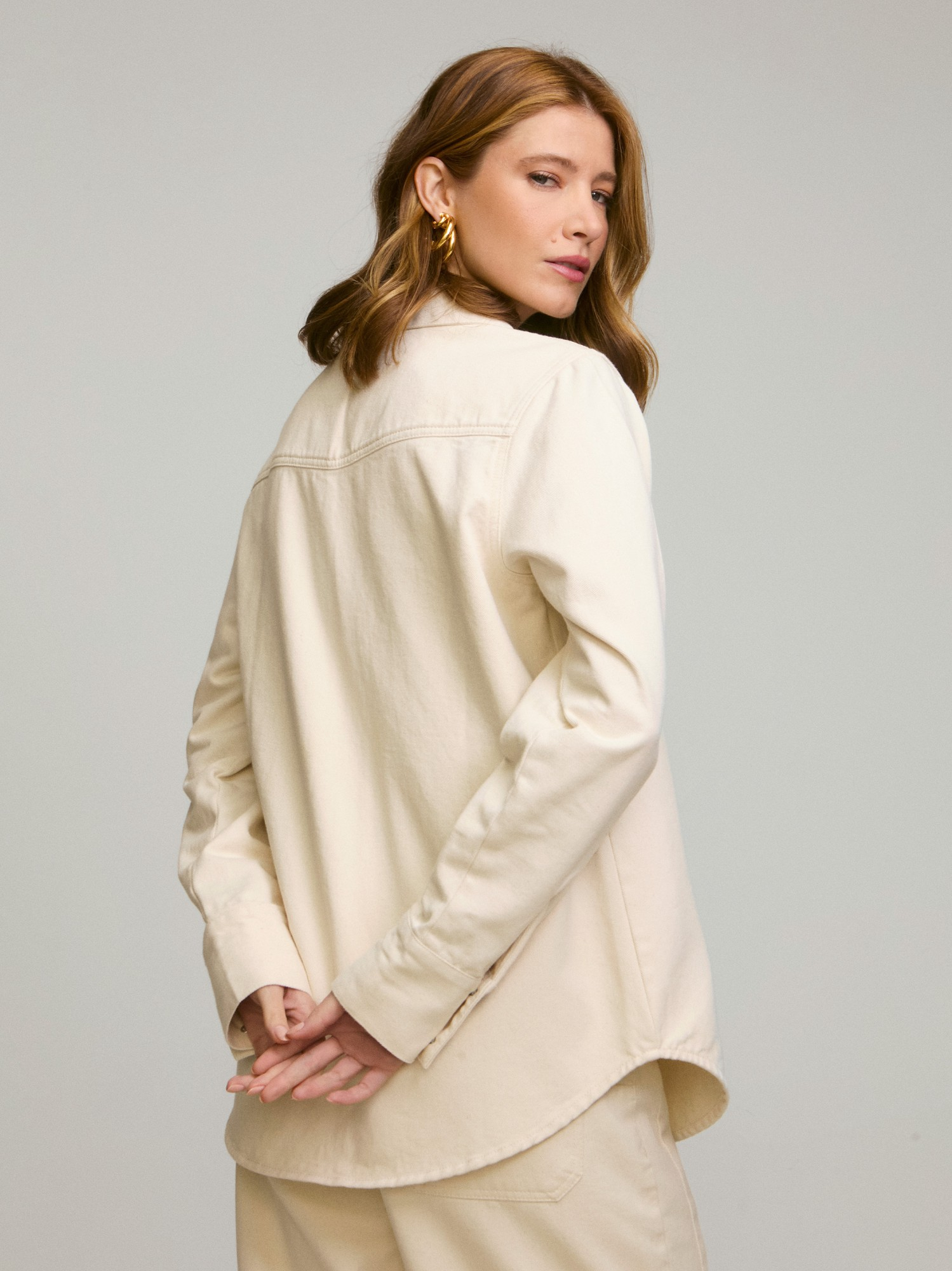 Camisa Videiras Off White