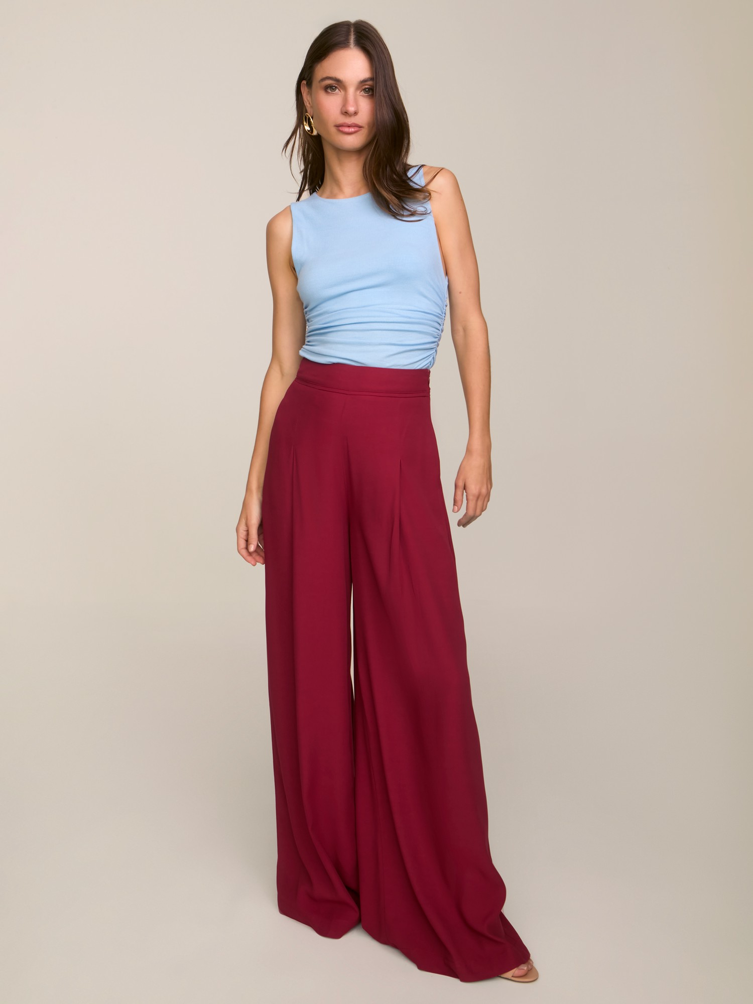 Calça Leah Burgundy