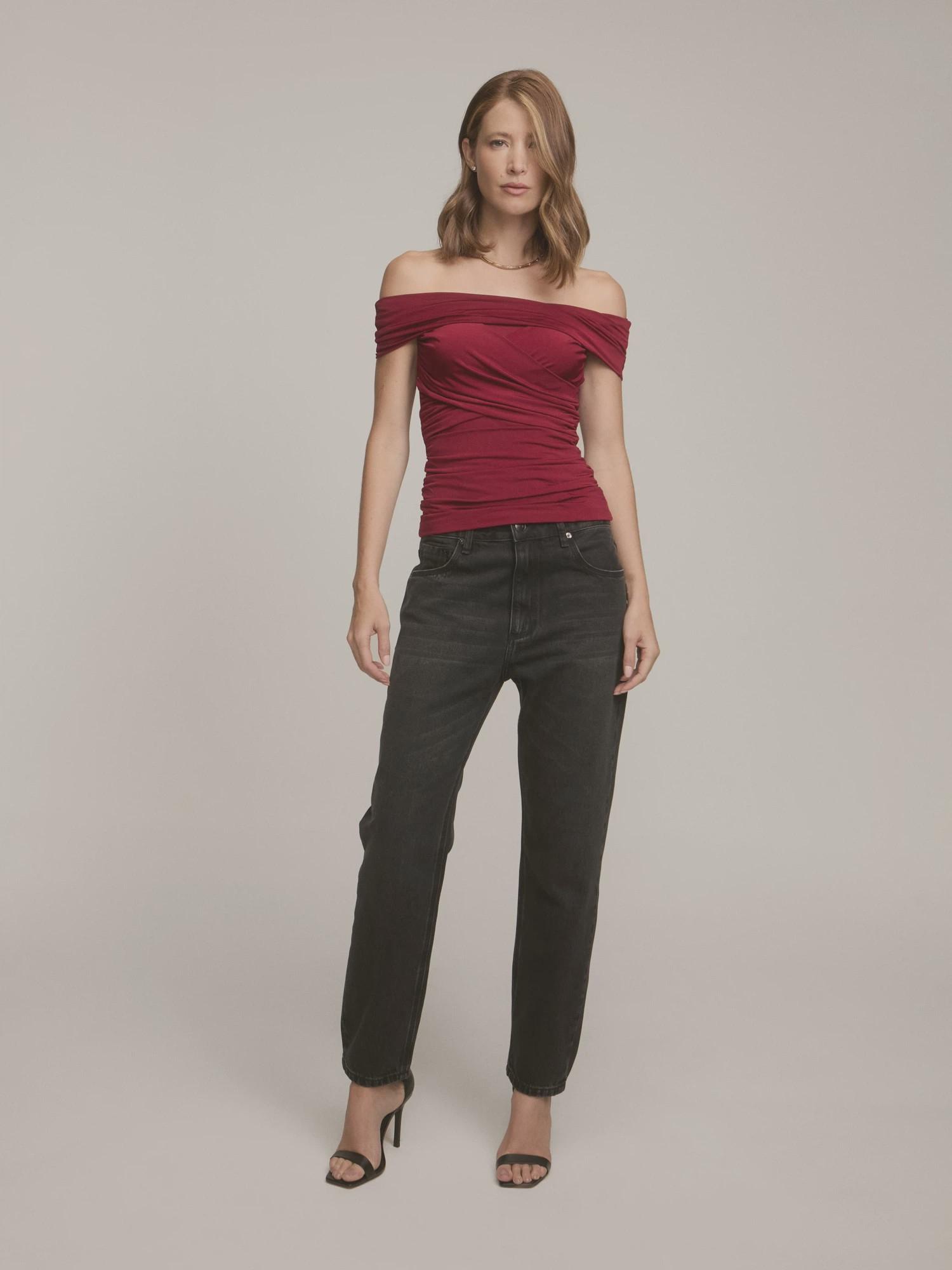 Blusa Amy Burgundy