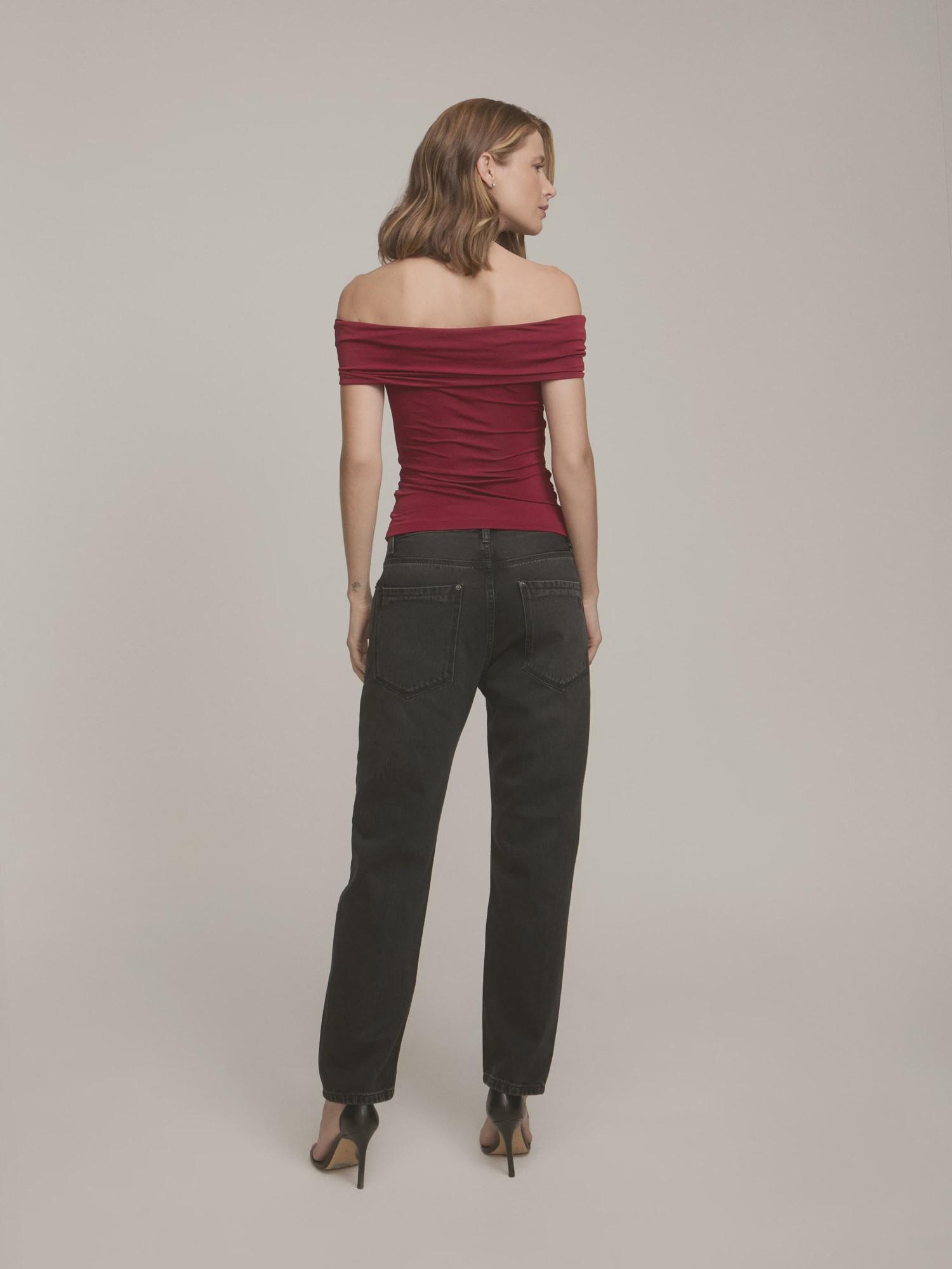 Blusa Amy Burgundy
