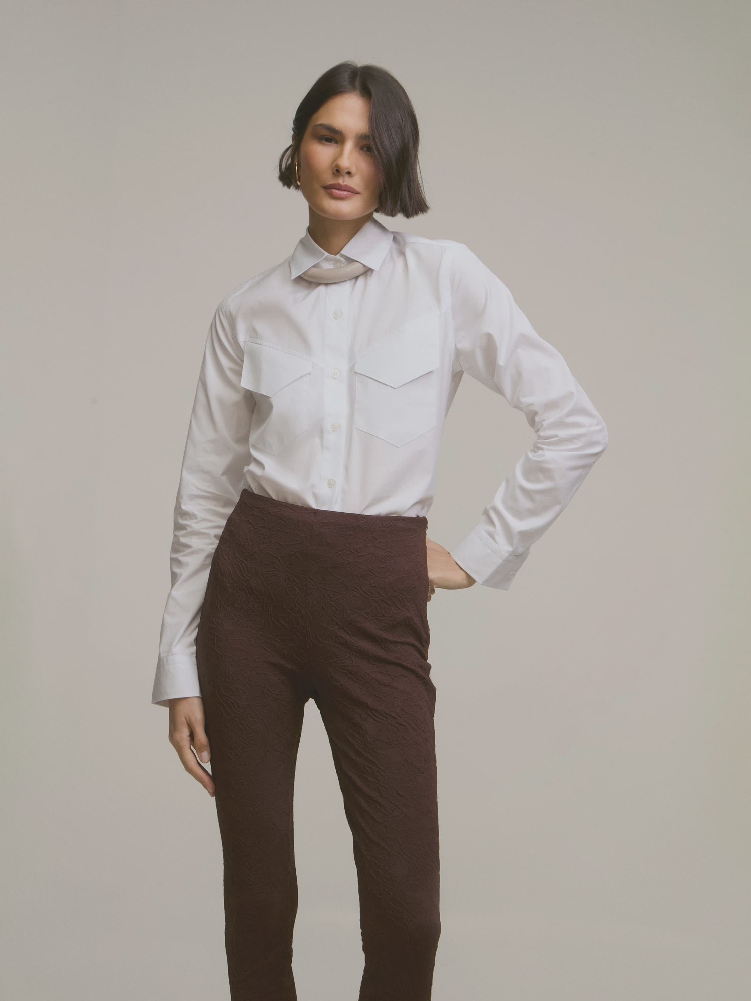 Calça Château Mushroom Brown