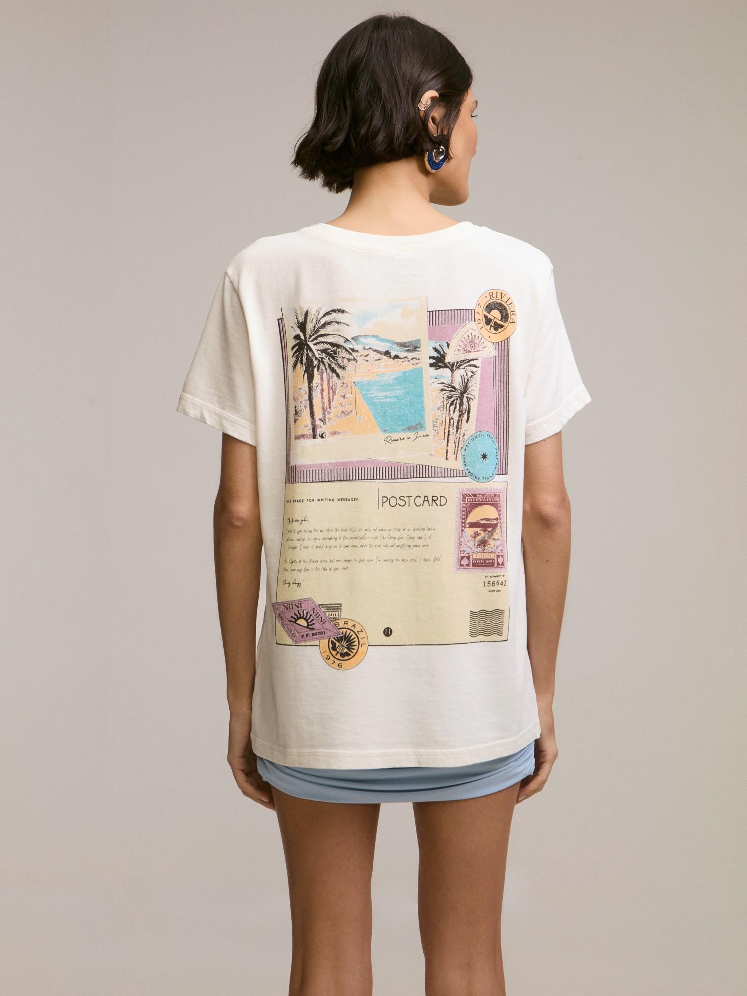 T-Shirt Postcard Off White T-Shirt Postcard Off White