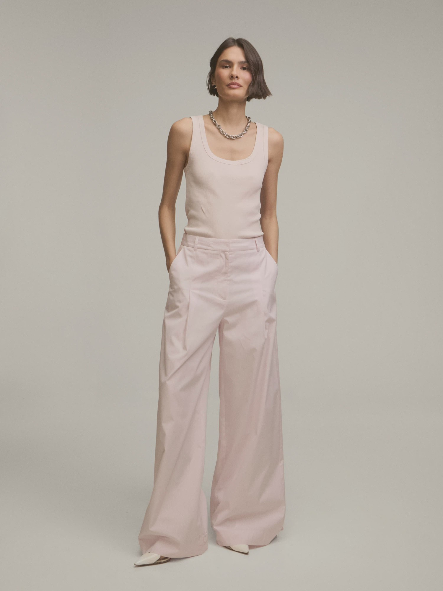 Calça Celina Listras Pink Calça Celina Listras Pink