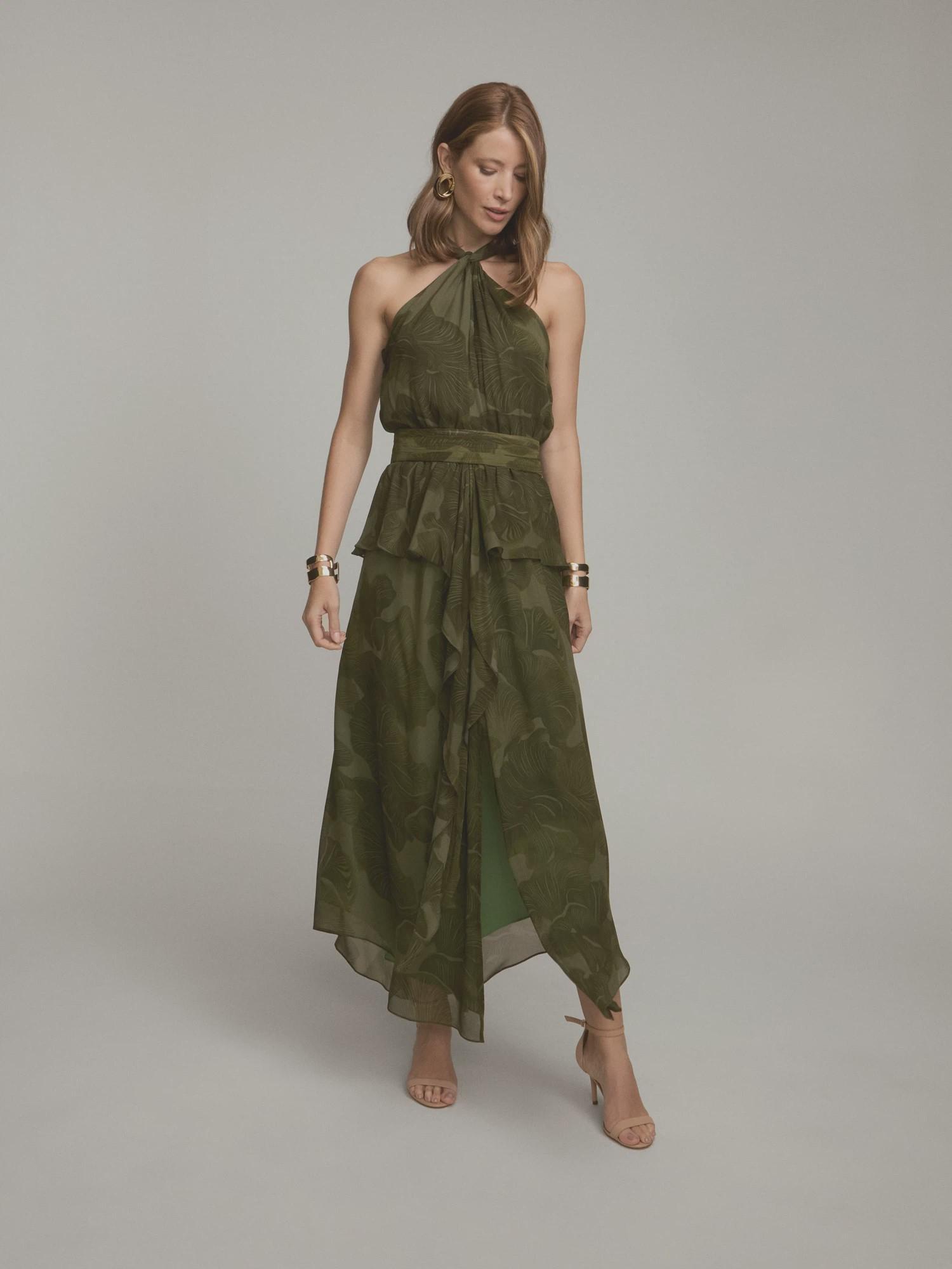 Vestido Midi Mushroom Organic Moss Vestido Midi Mushroom Organic Moss