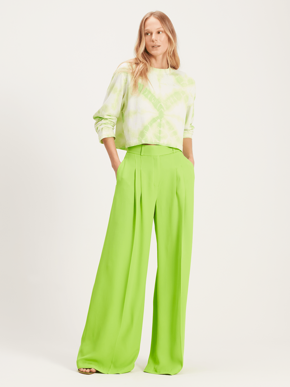 Calça Pantalona Lola Jasmine Green