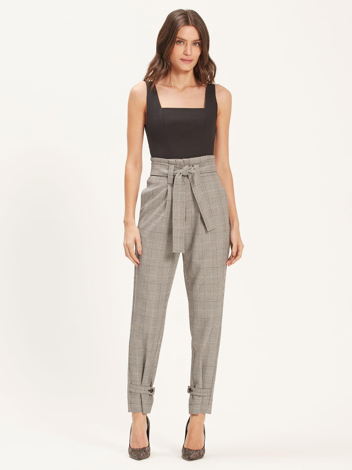 Calça Clochard Roma Xadrez Pied