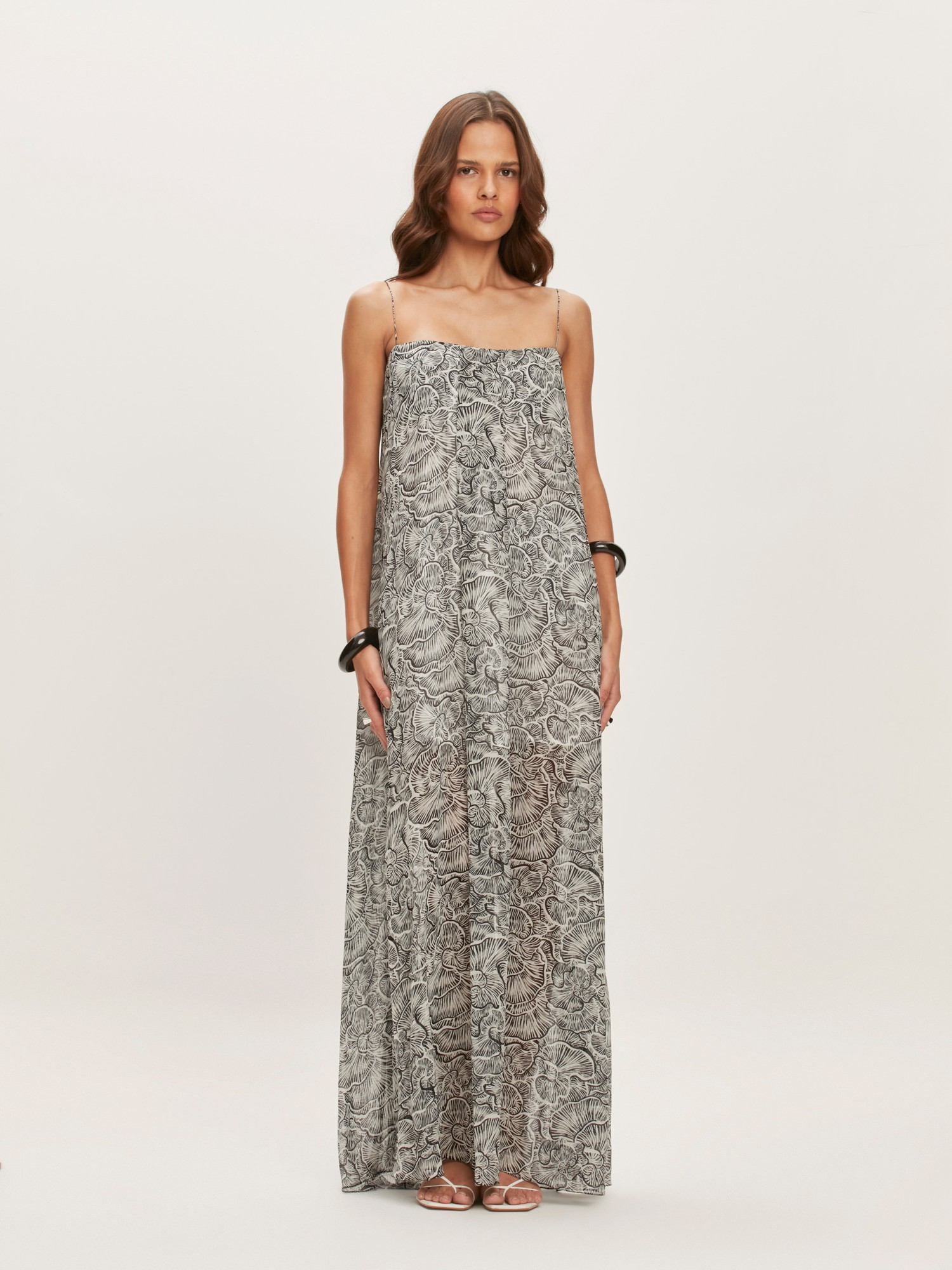 Vestido Longo Mushroom Black