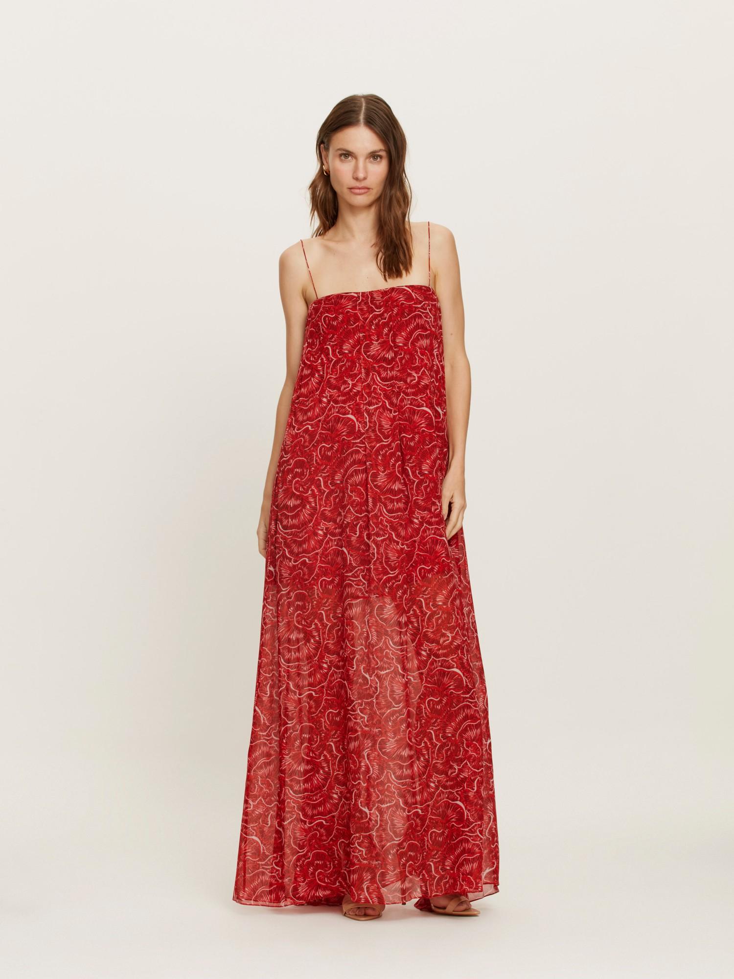 Vestido Longo Mushroom Red
