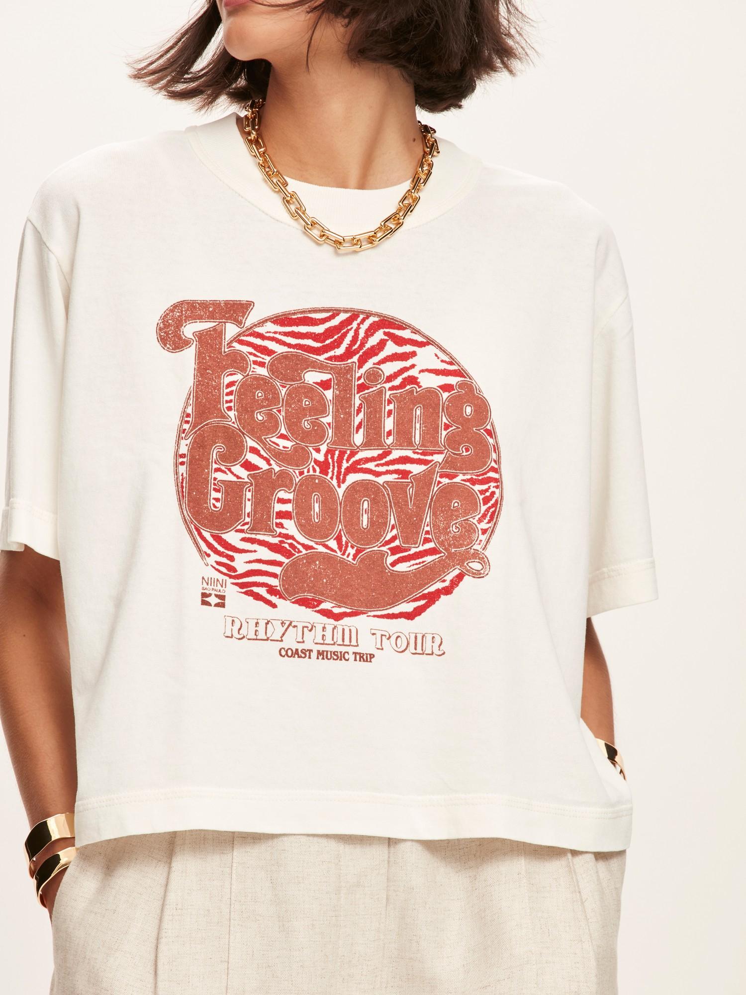 T-Shirt Feeling Groove Brandy