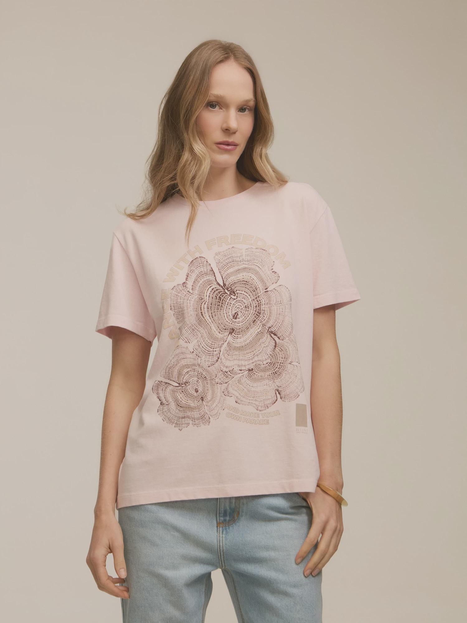 T-Shirt Freedom Light Pink