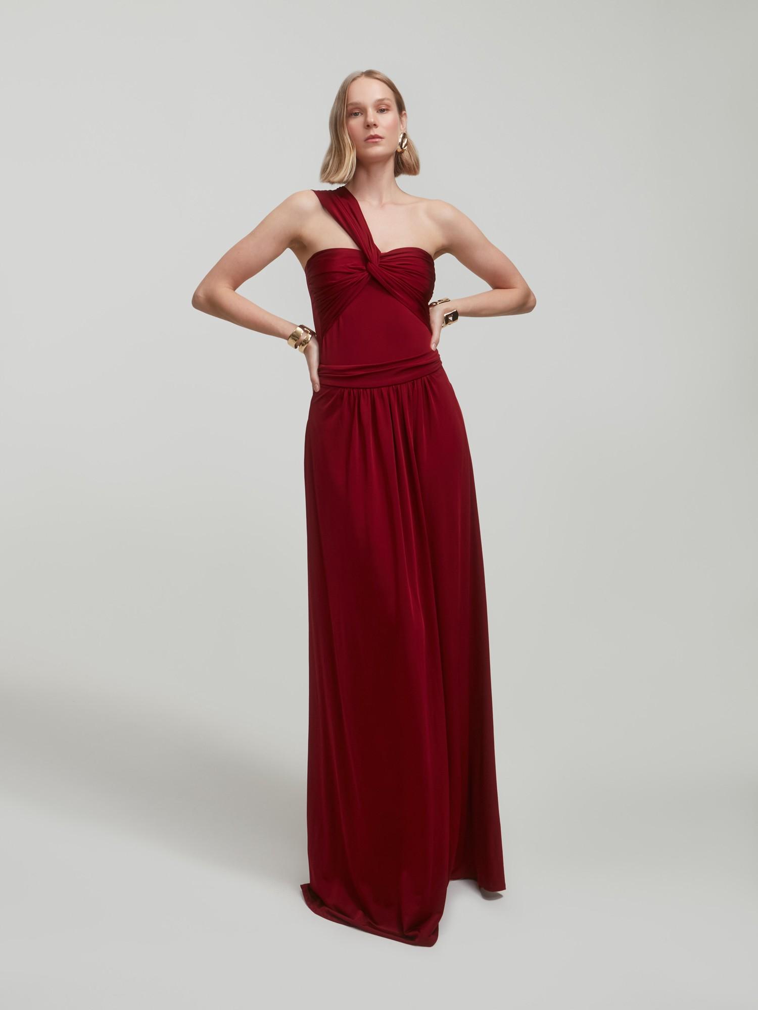 Saia Longa Amy Burgundy