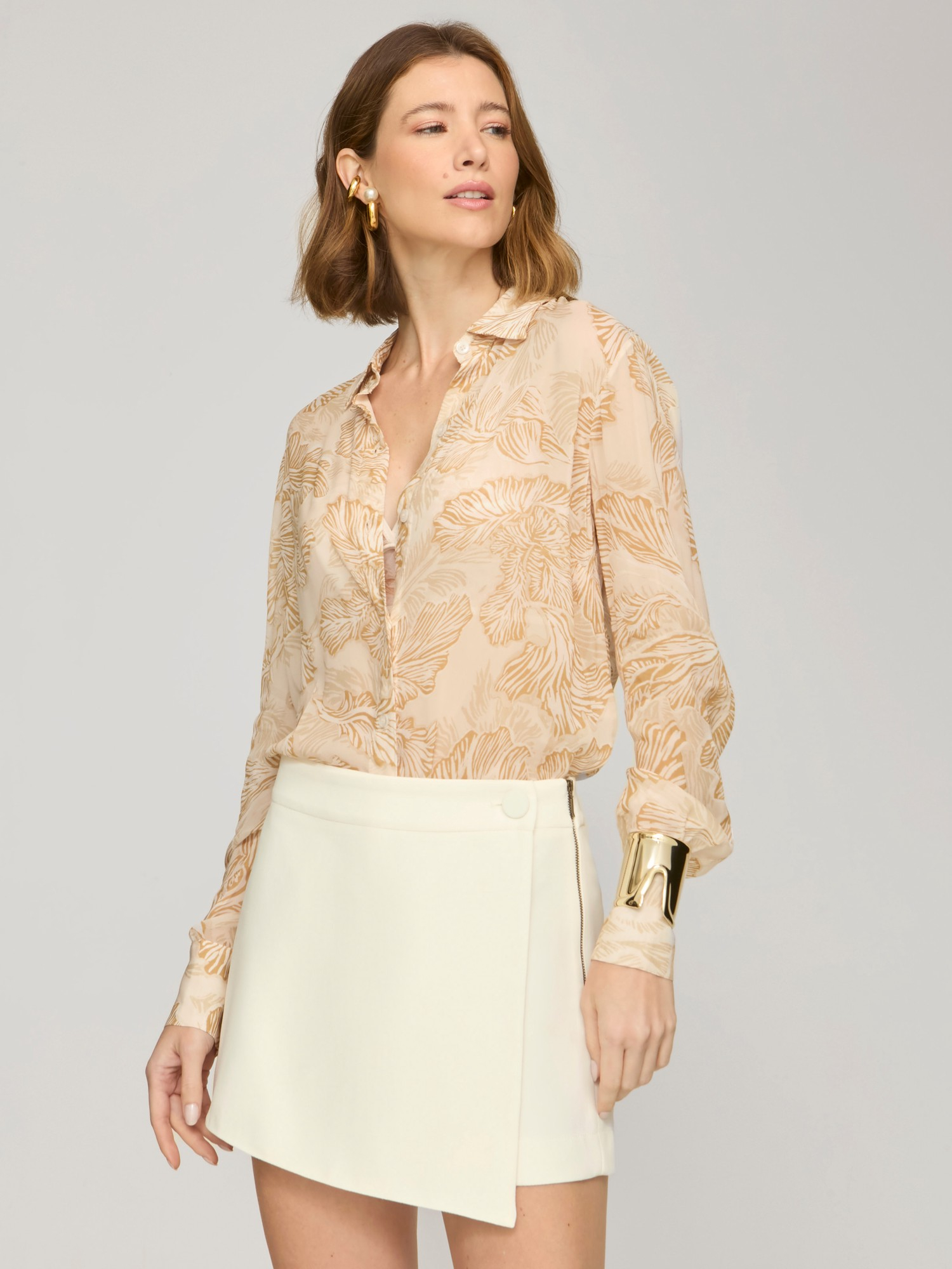 Camisa Mushroom Flower Off