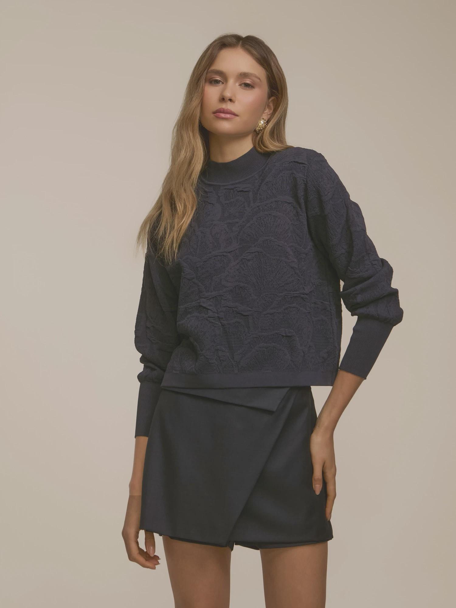 Blusa Mushroom Bloom Navy
