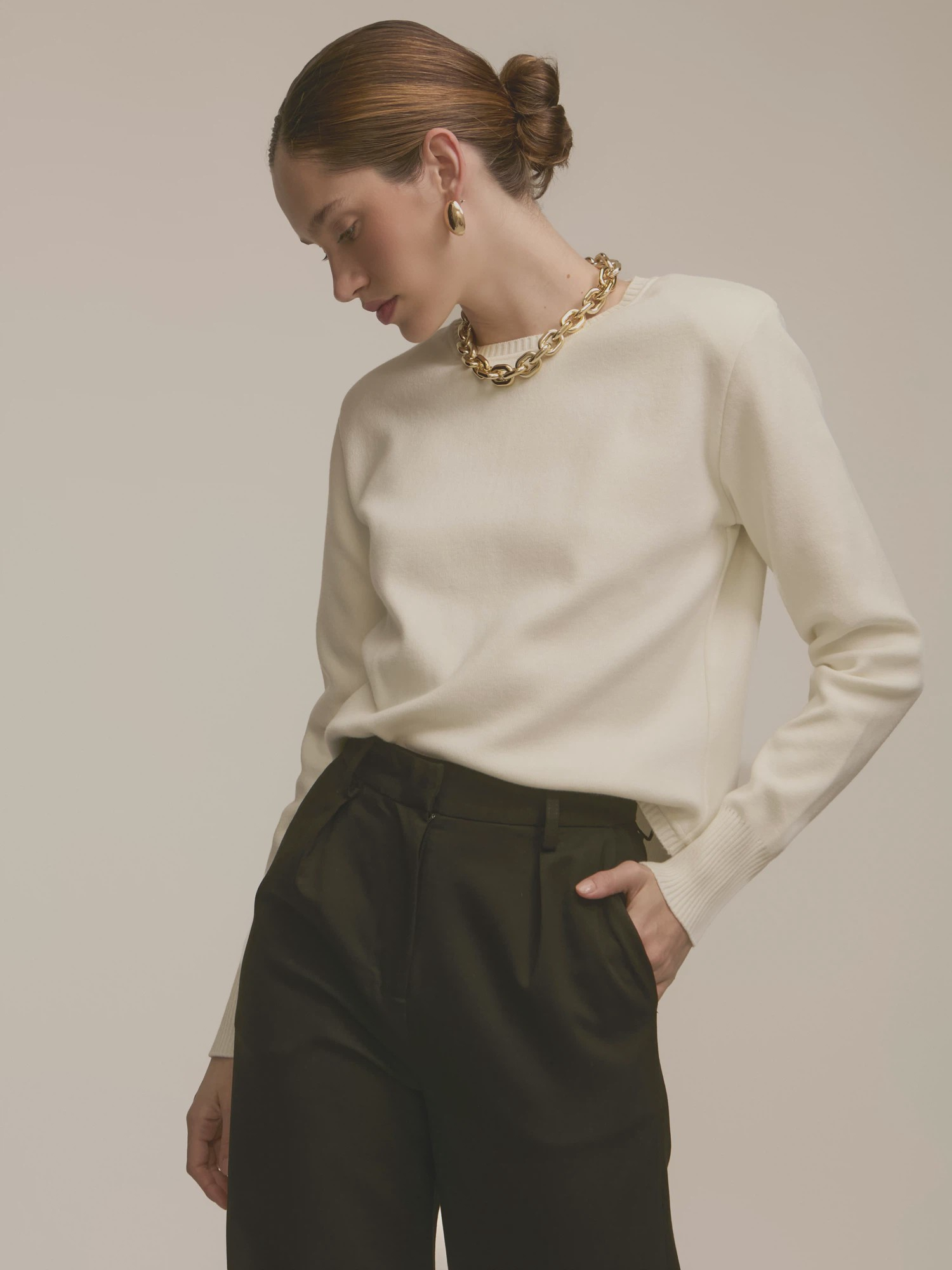 Blusa Tricot NIINI Off White