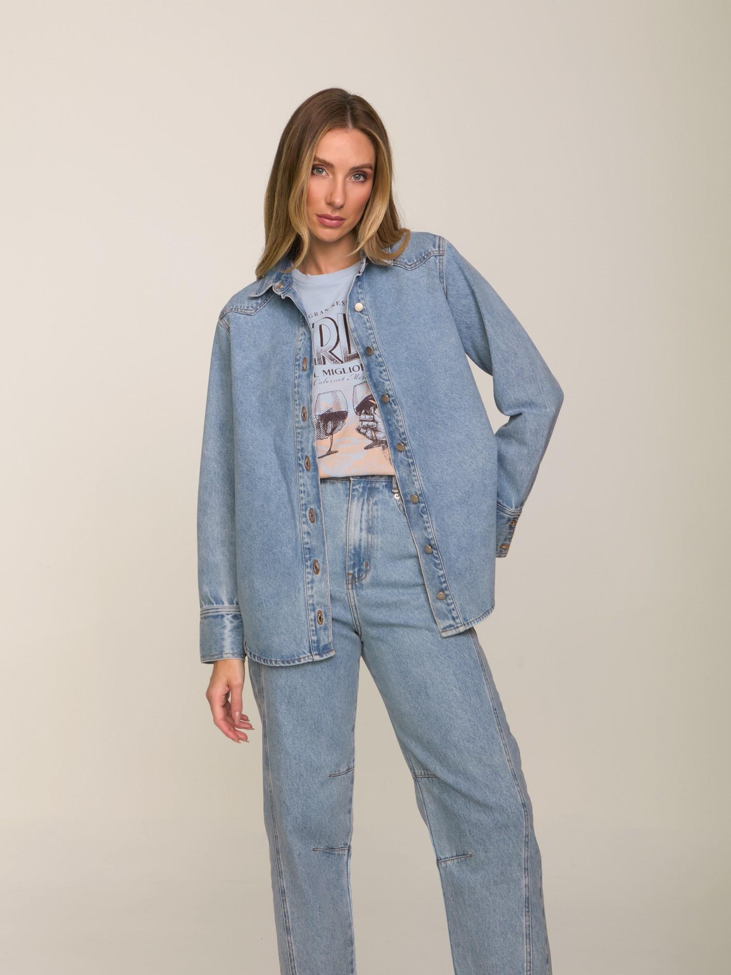 Camisa Videiras Denim