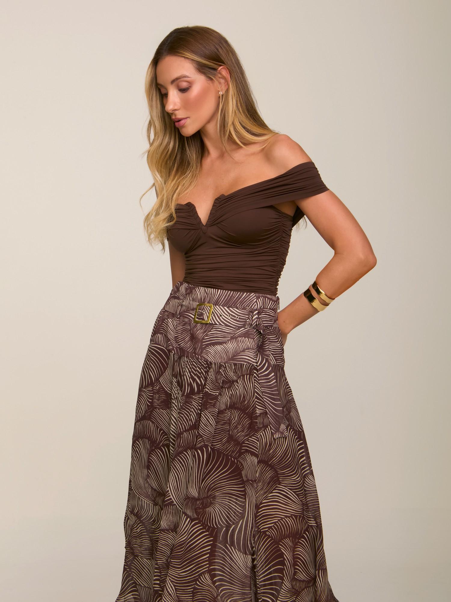 Blusa Livia Brown