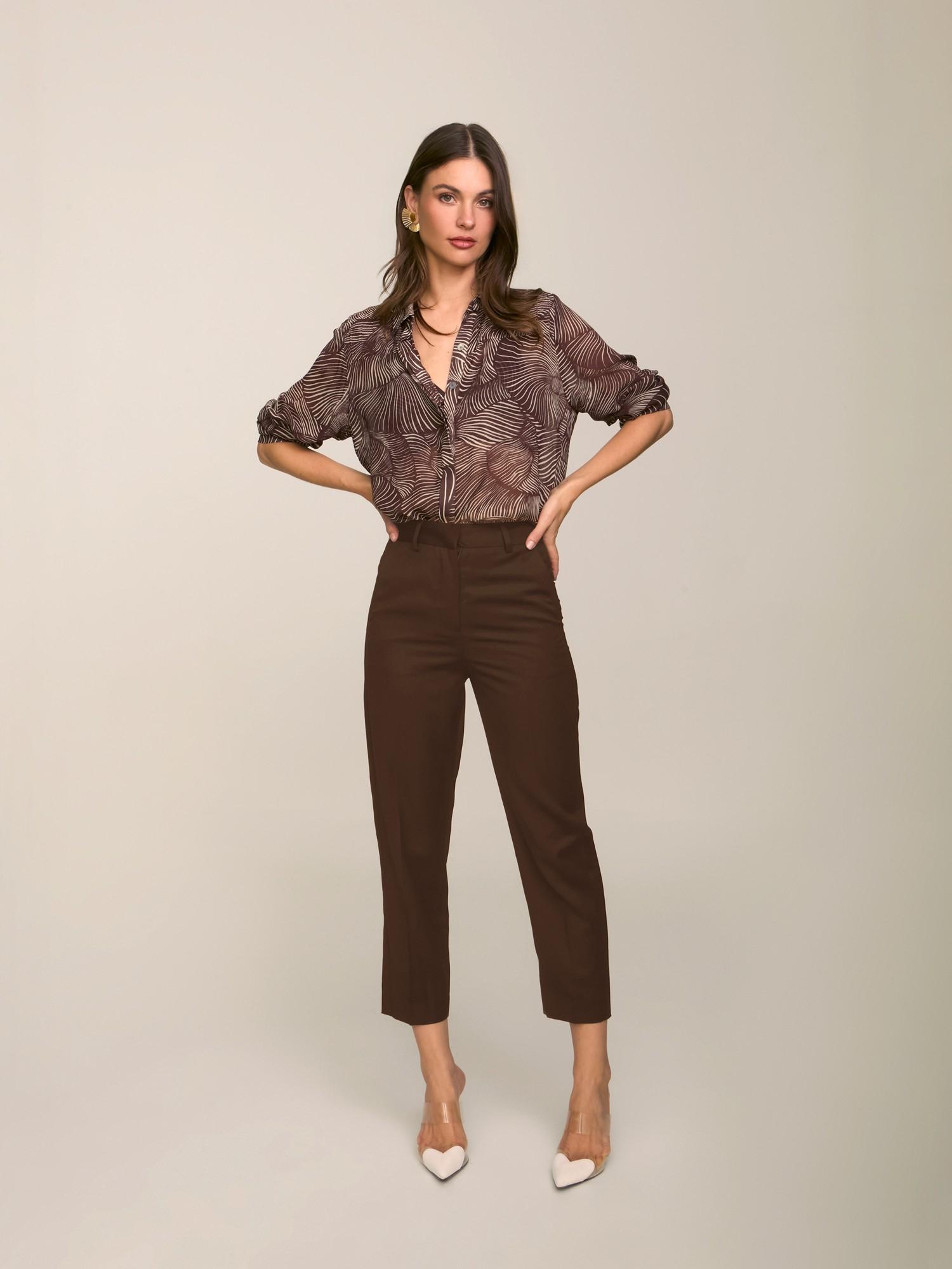 Calça Cigarrete Amber Brown