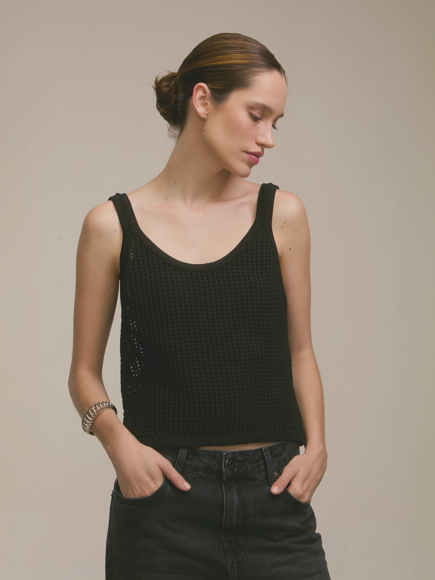 Blusa Tela Liv Black