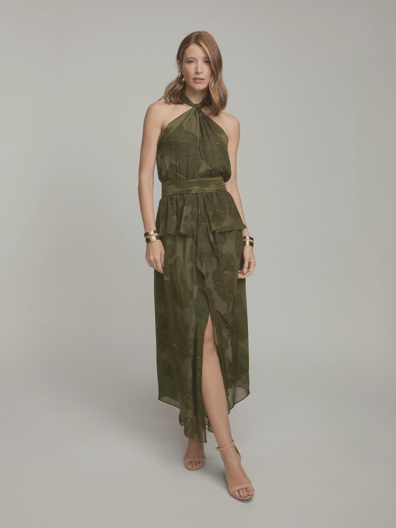 Vestido Midi Mushroom Organic Moss