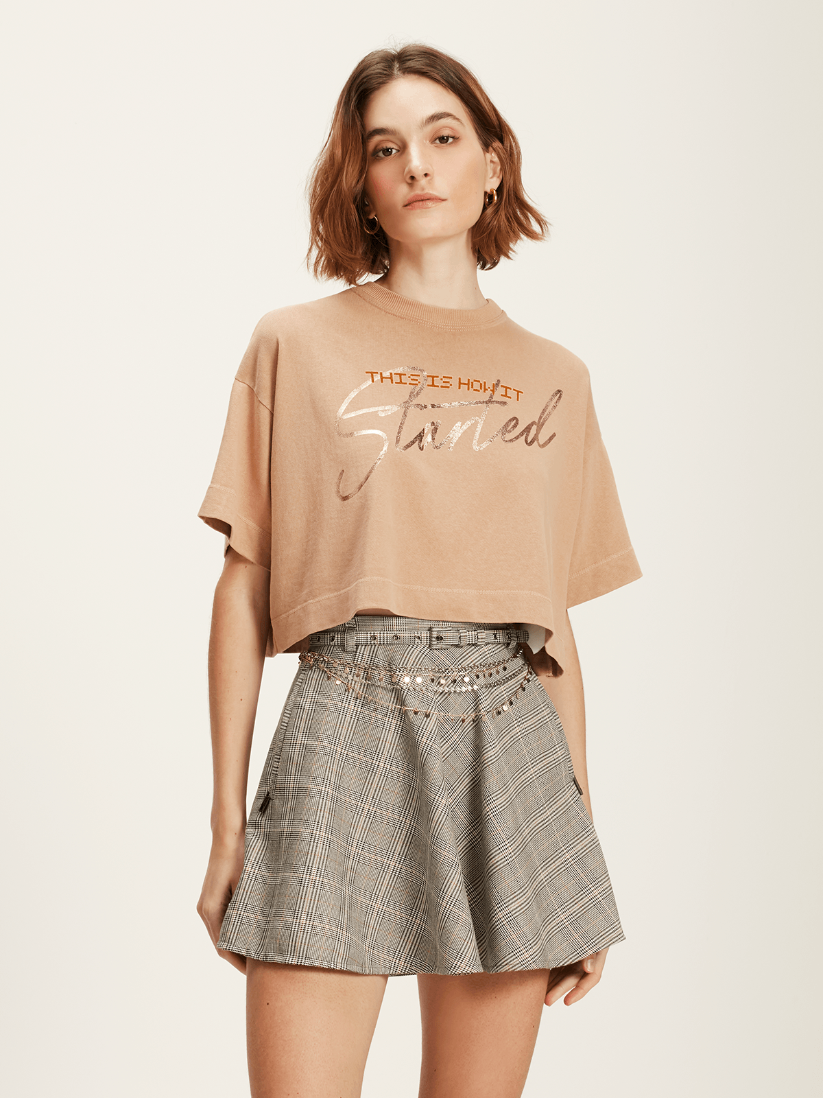 Cropped Started Almond Cropped Started Almond