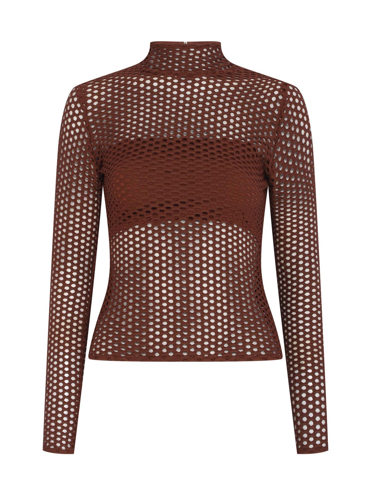 Blusa Kim Brown Blusa Kim Brown
