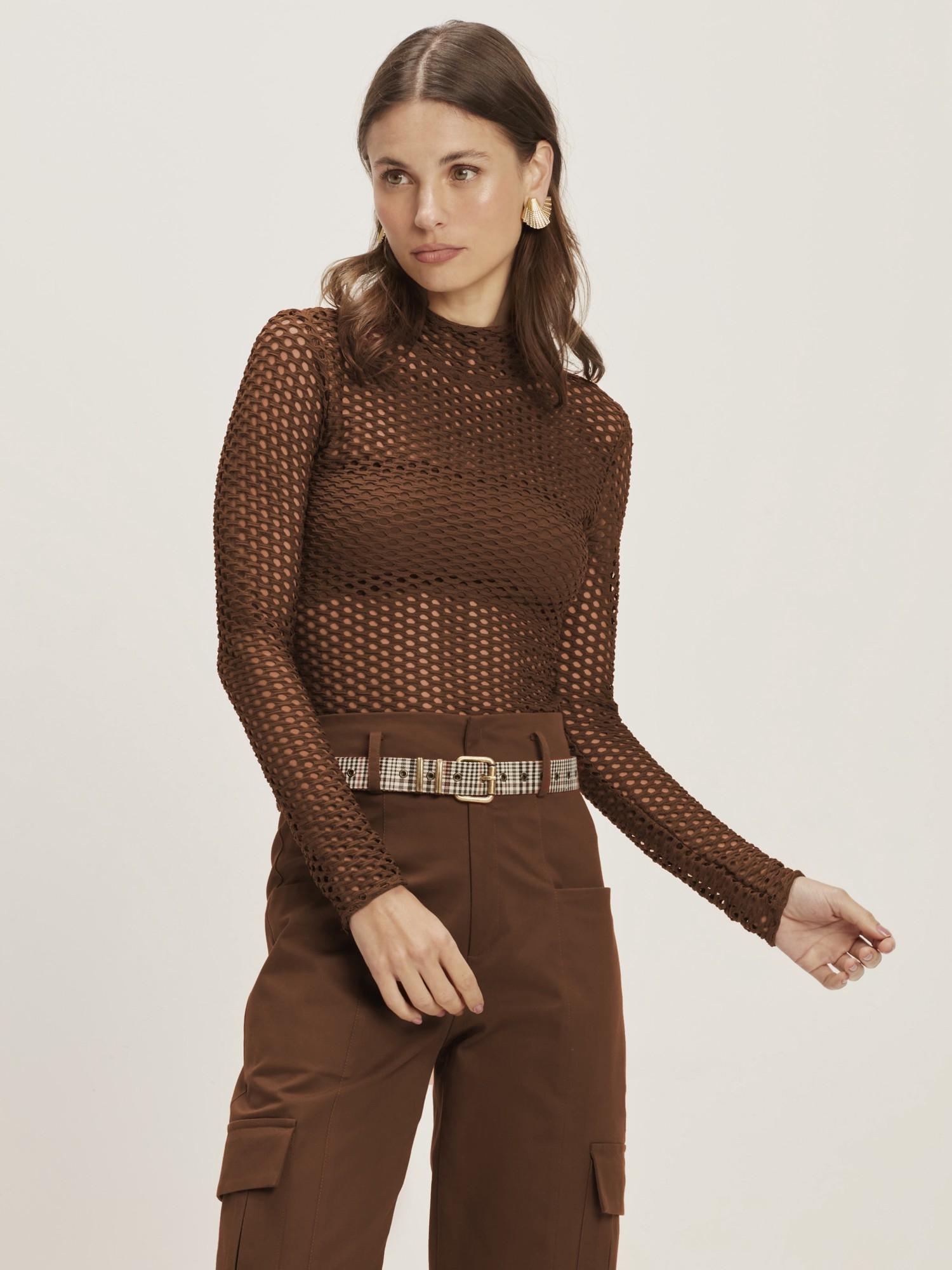 Blusa Kim Brown Blusa Kim Brown