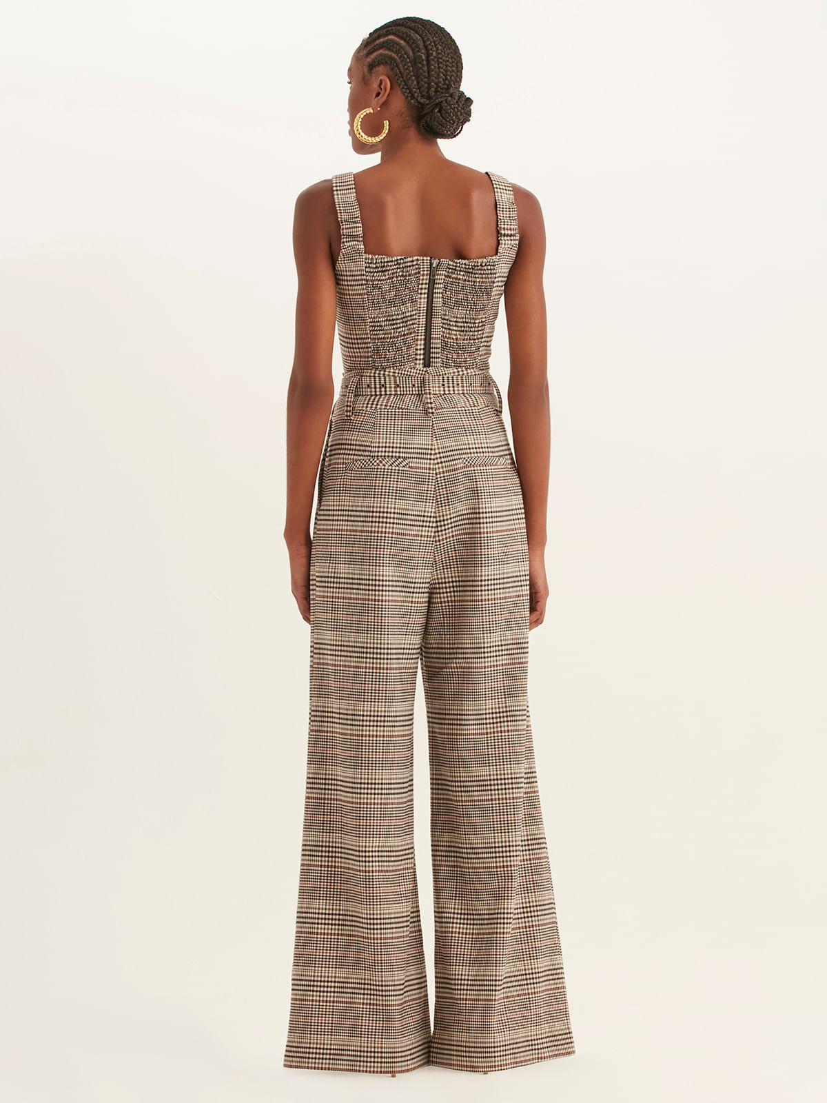 Calça Pantalona Alfaiataria Chess Joana Calça Pantalona Alfaiataria Chess Joana