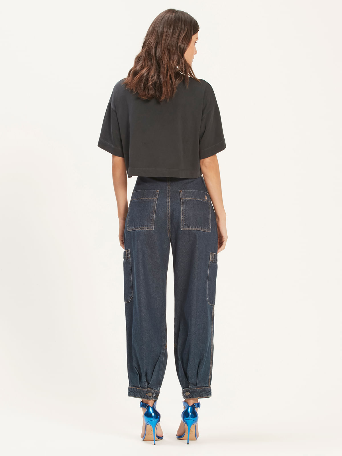 Calça Baggy Natalie Denim