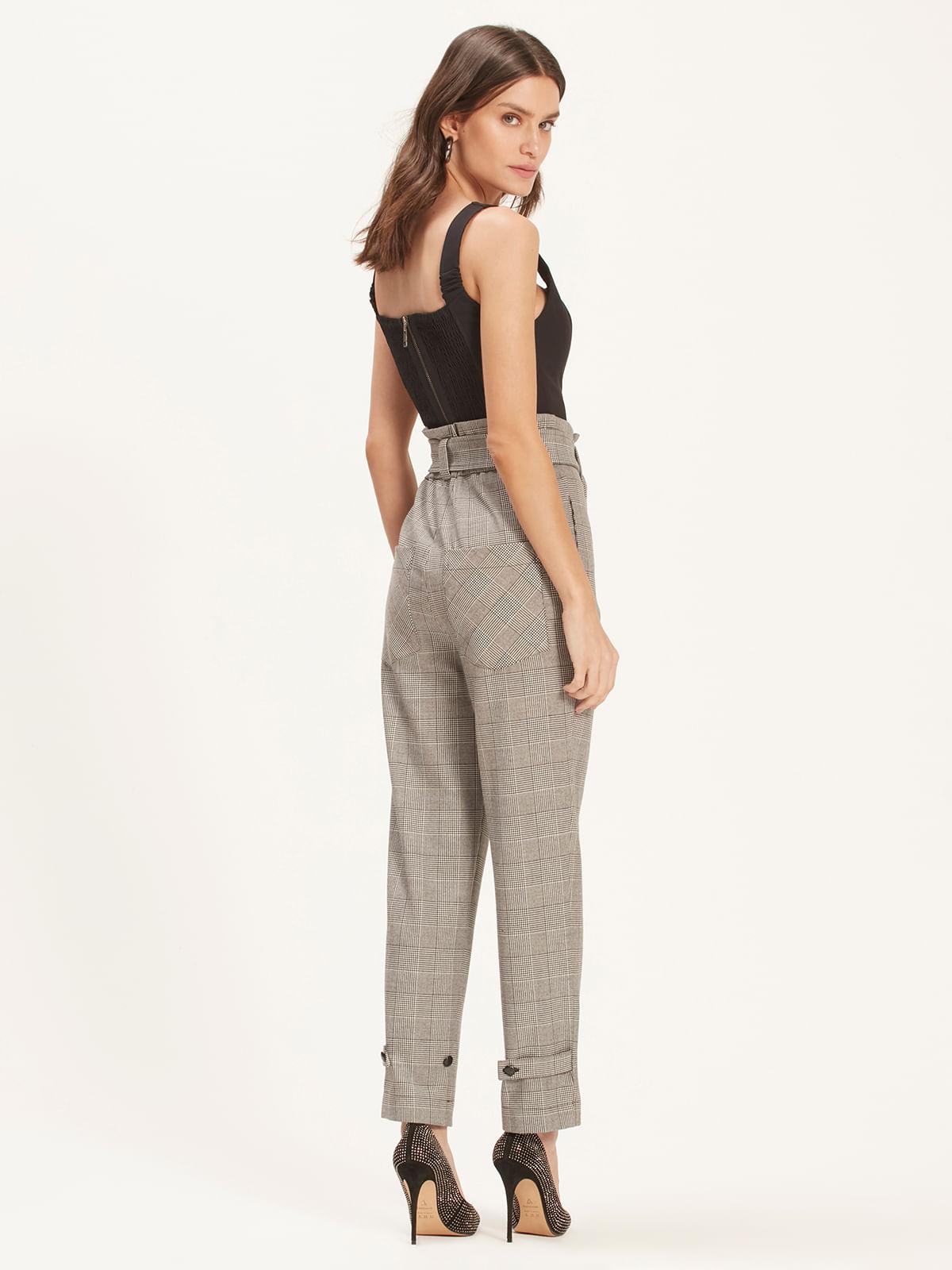 Calça Clochard Roma Xadrez Pied