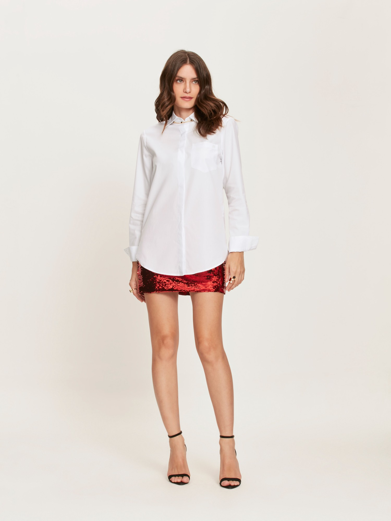 Camisa Lua Tricoline White Camisa Lua Tricoline White