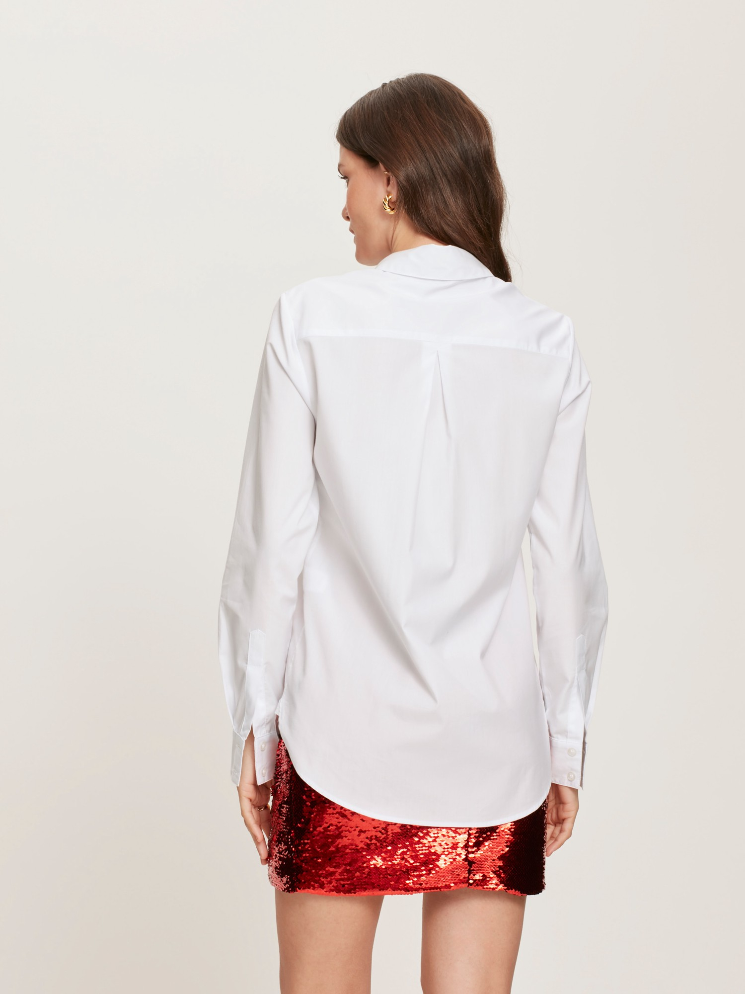 Camisa Lua Tricoline White Camisa Lua Tricoline White
