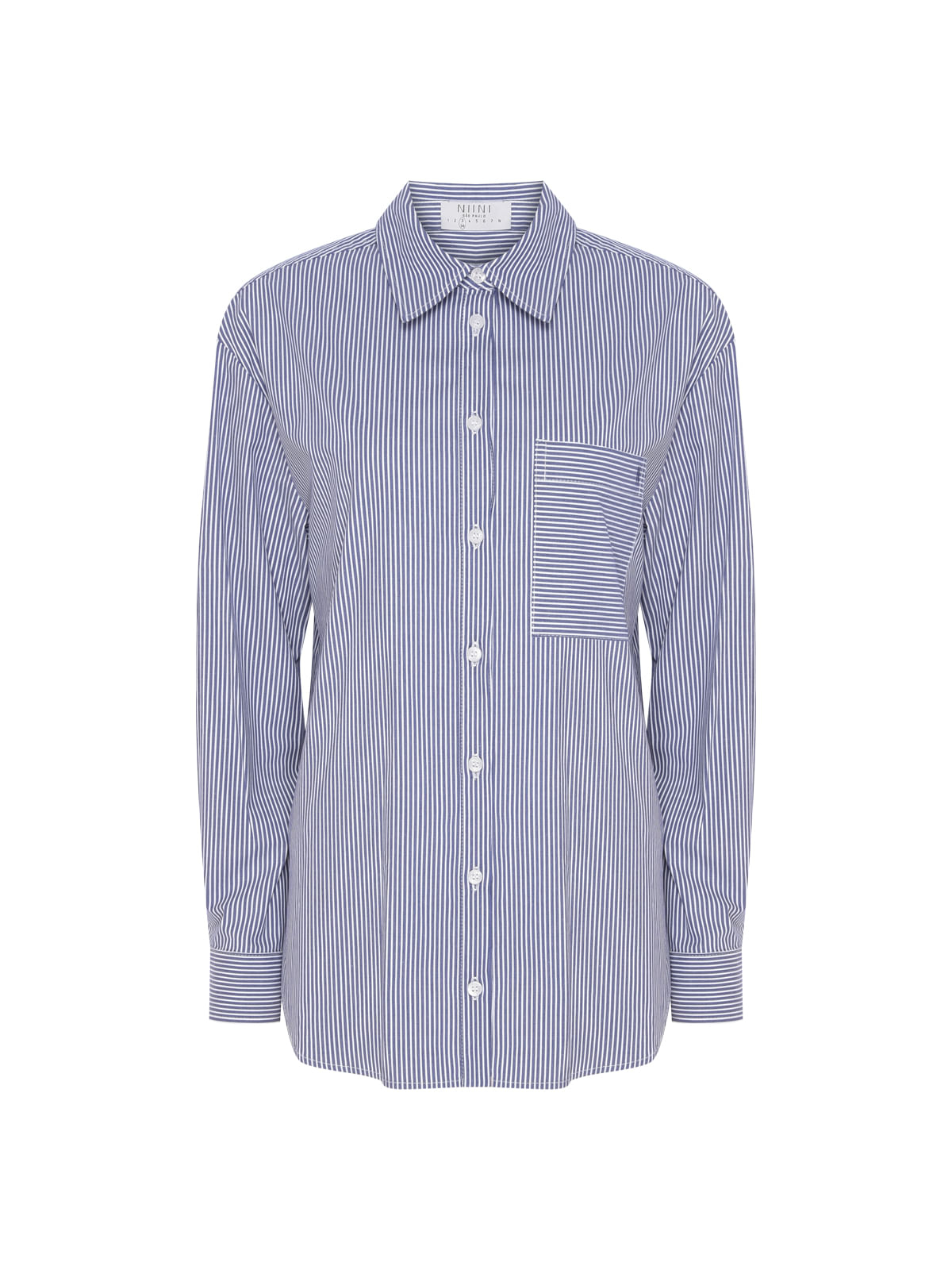 Camisa Tricoline Mykonos Blue