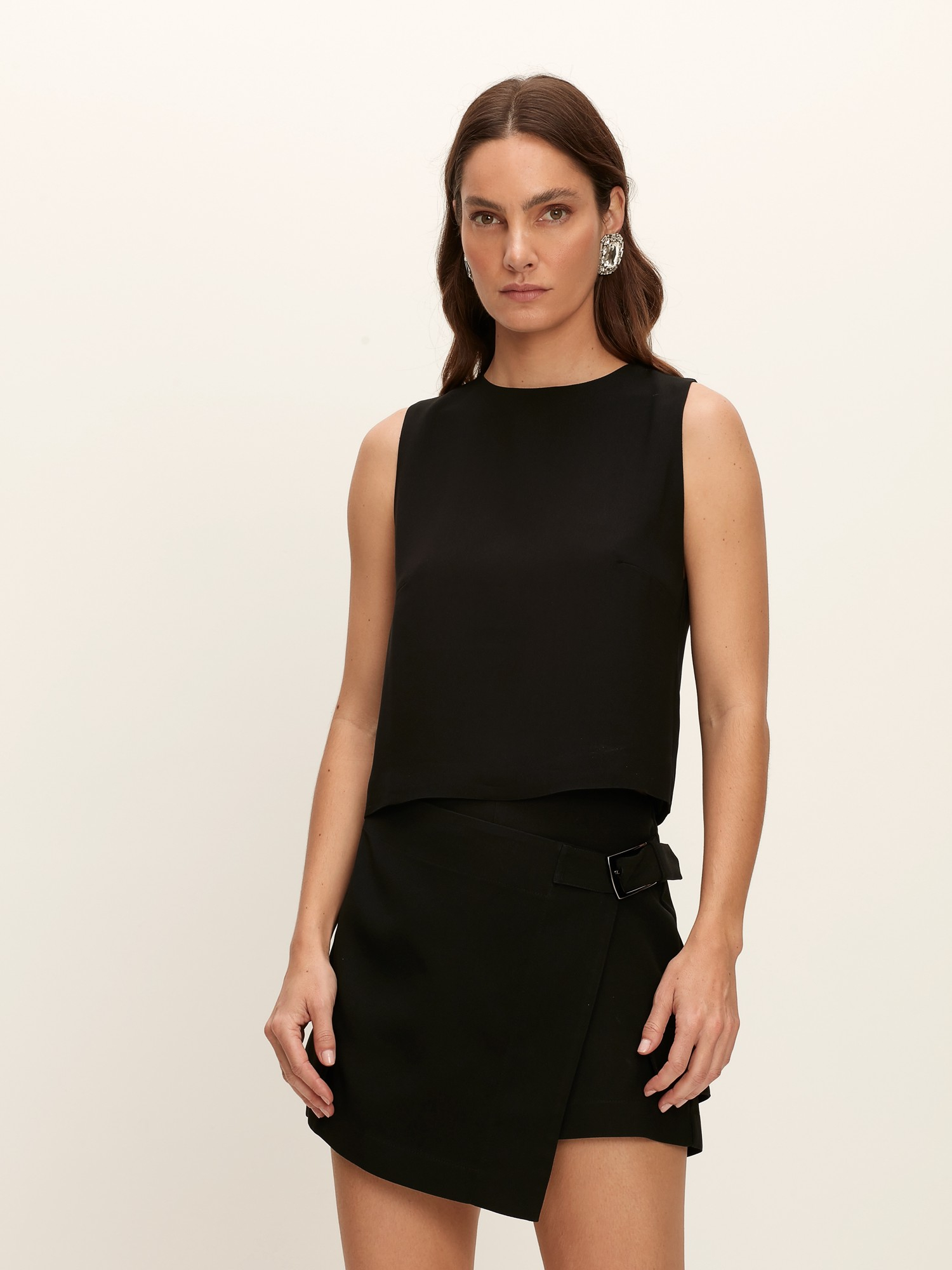 Regata Gaia Crepe Black