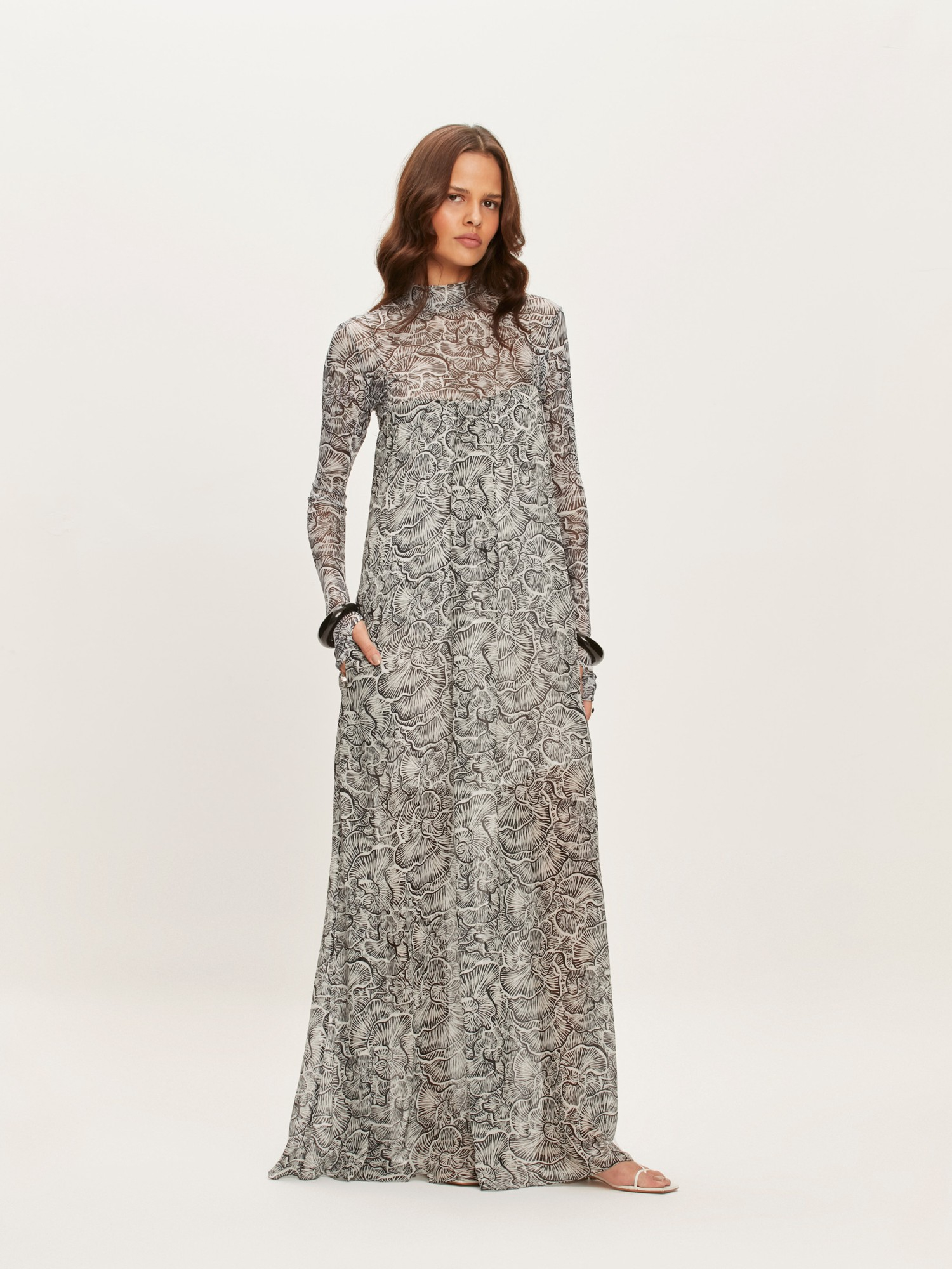 Vestido Longo Mushroom Black