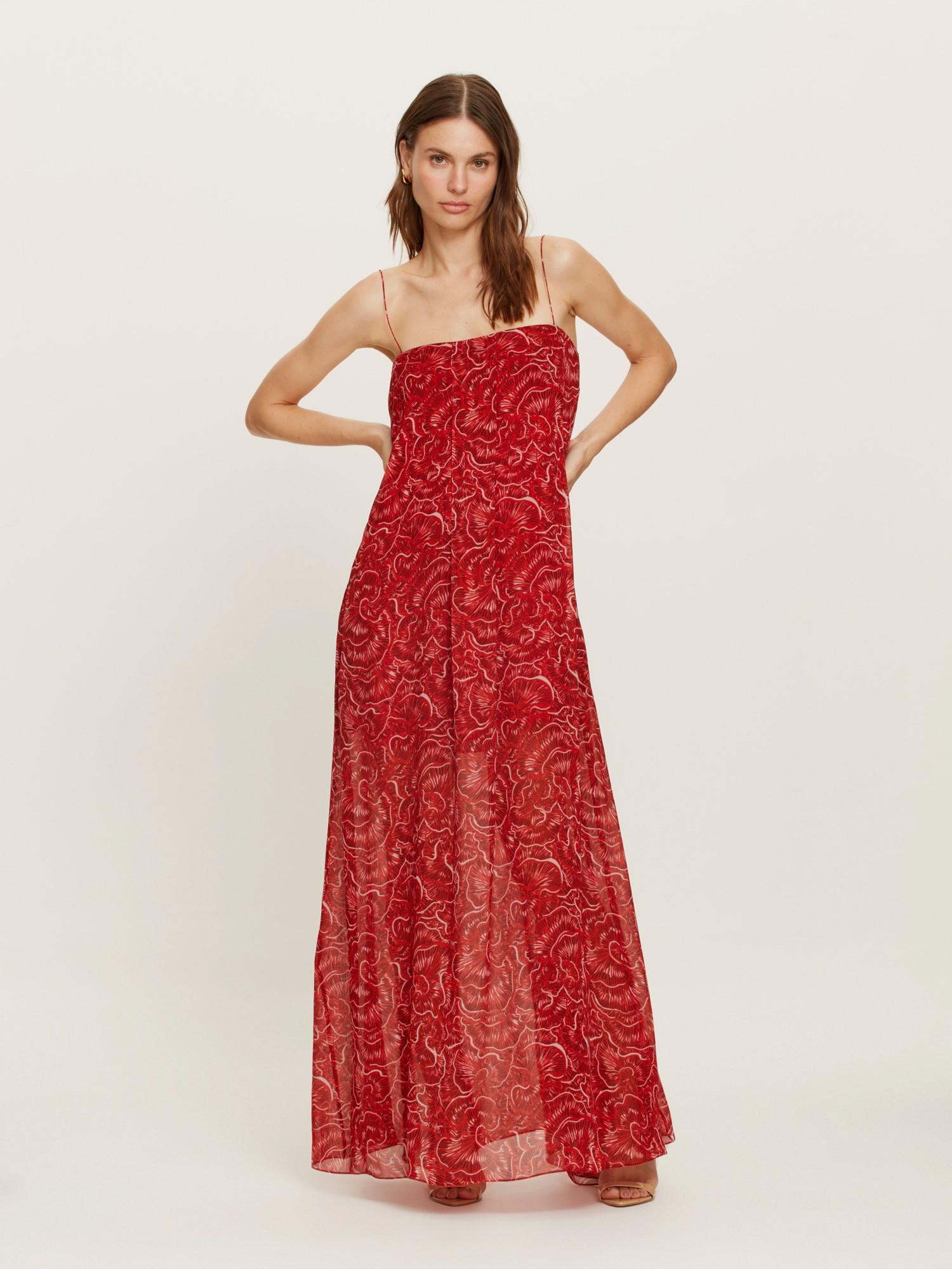 Vestido Longo Mushroom Red