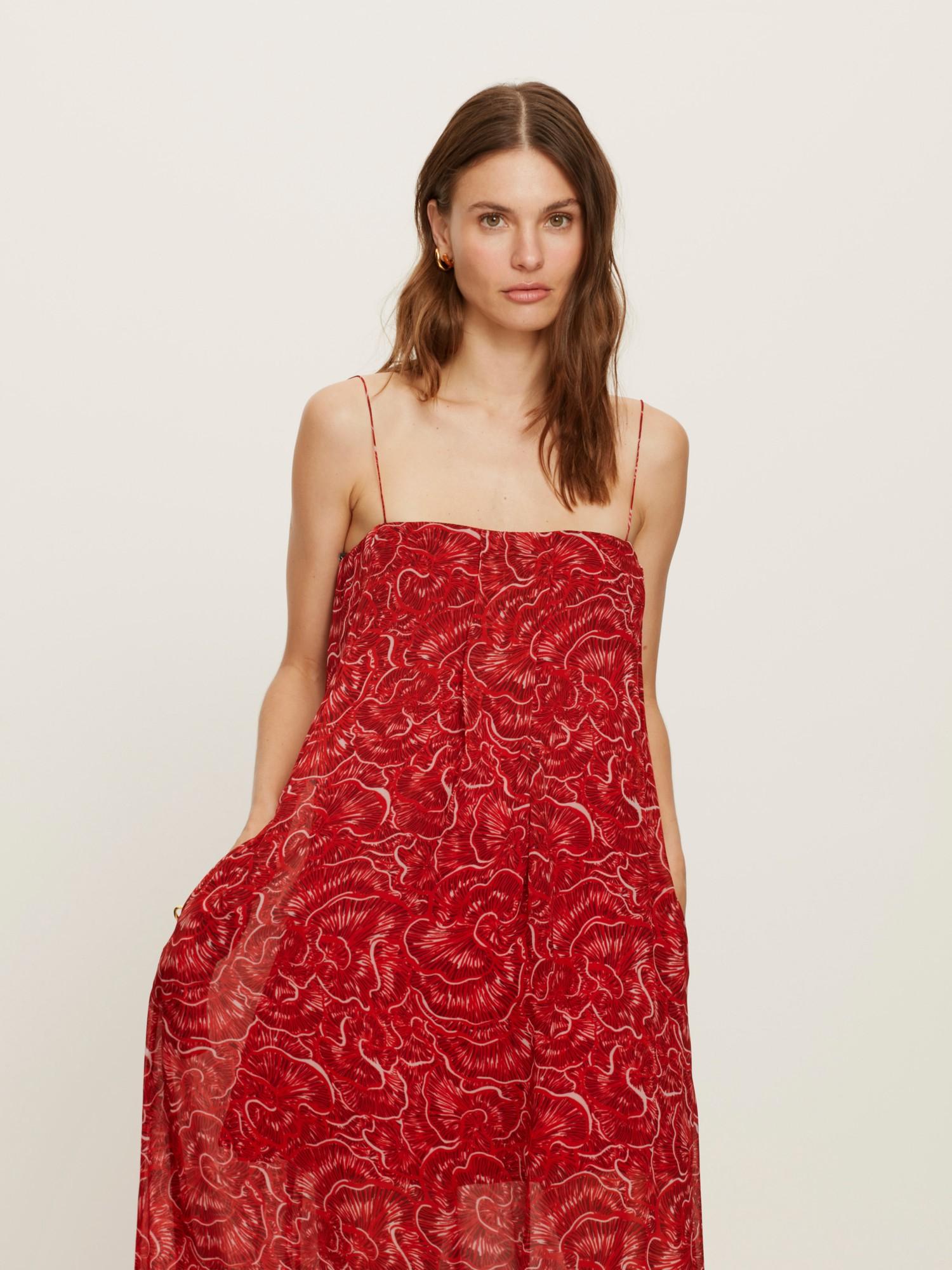 Vestido Longo Mushroom Red